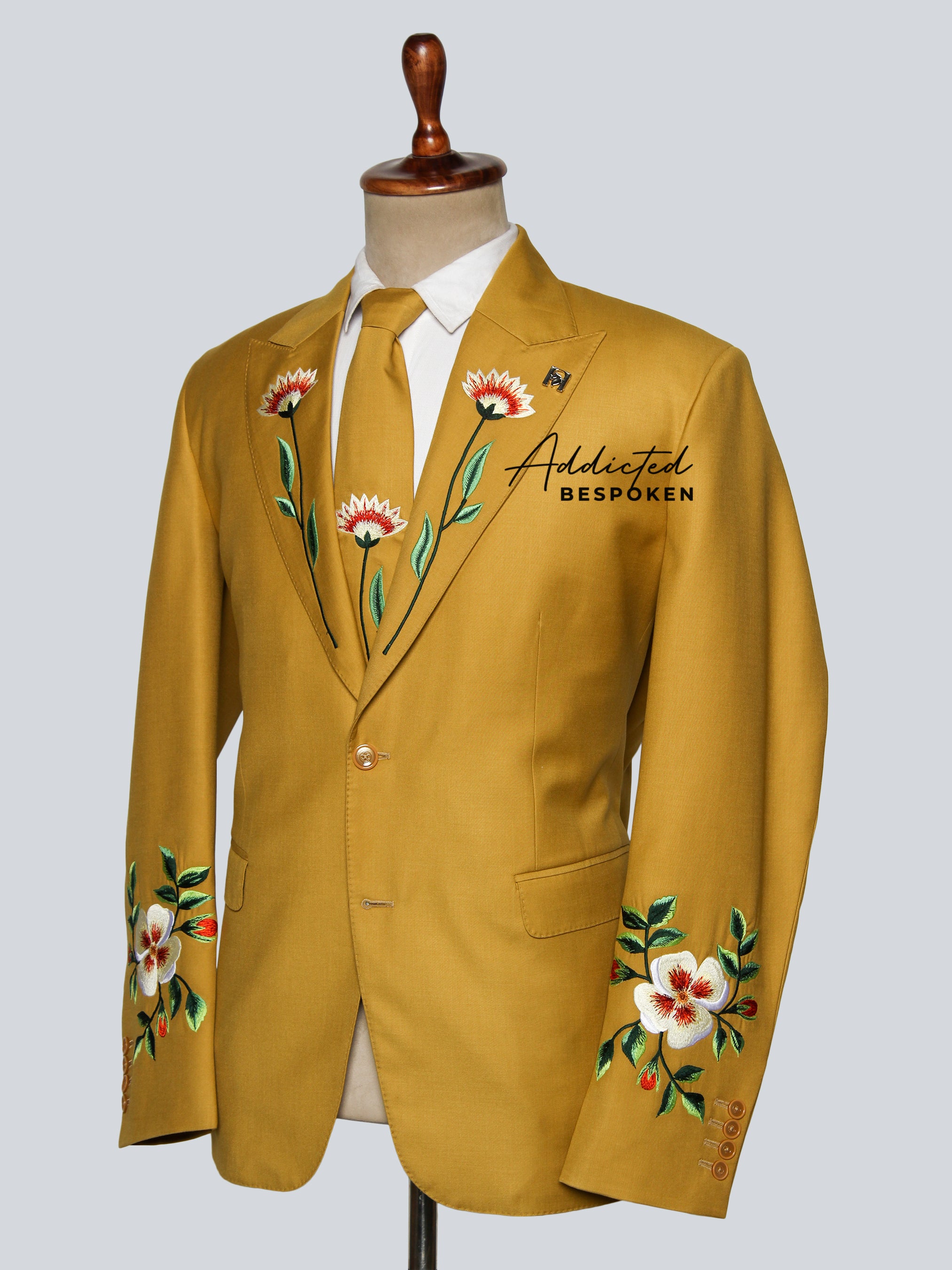 Sunlit Meadow Statement Floral Suit