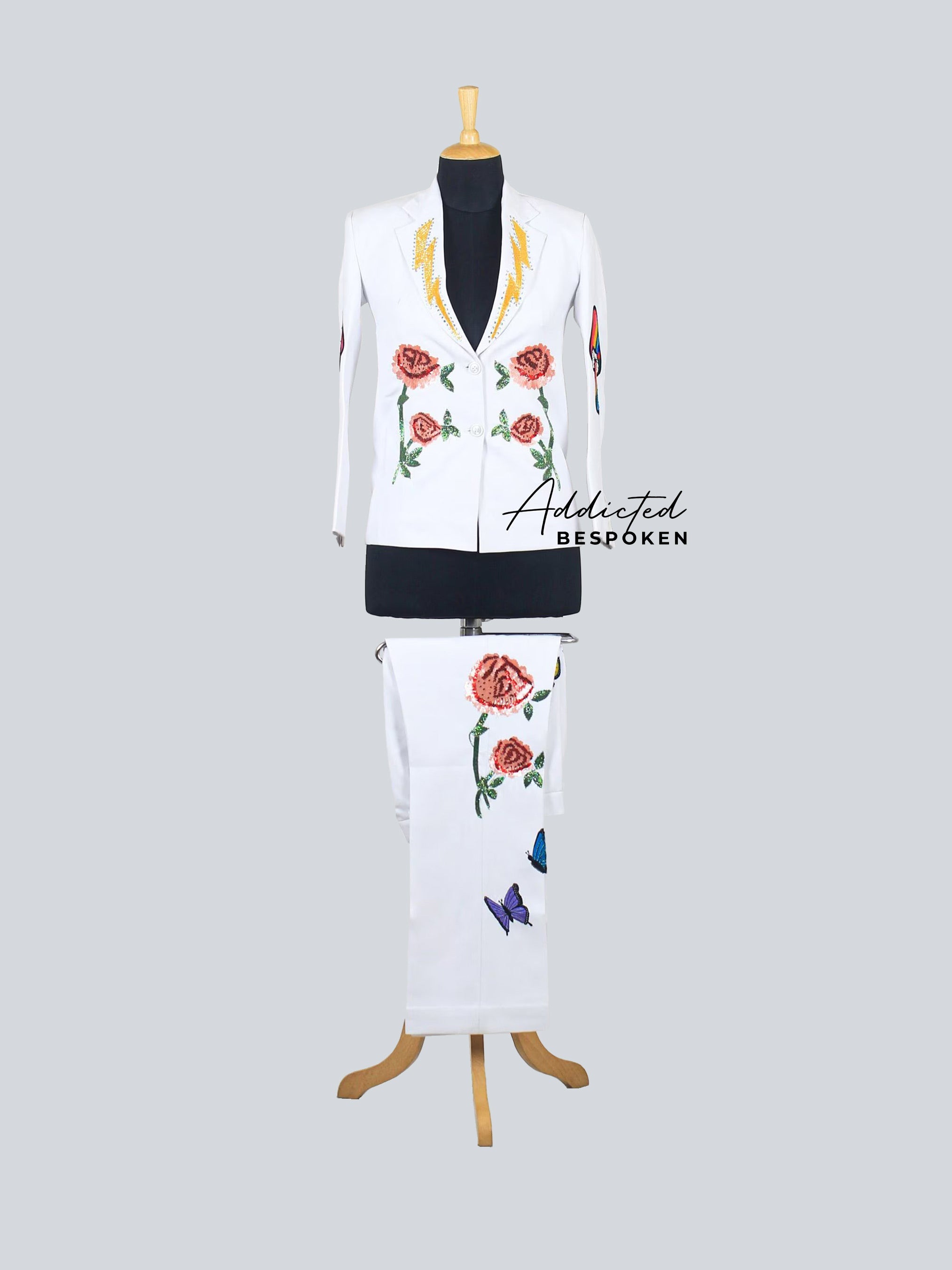 Sunrise Bird Embellished Suit Addicted Bespoken