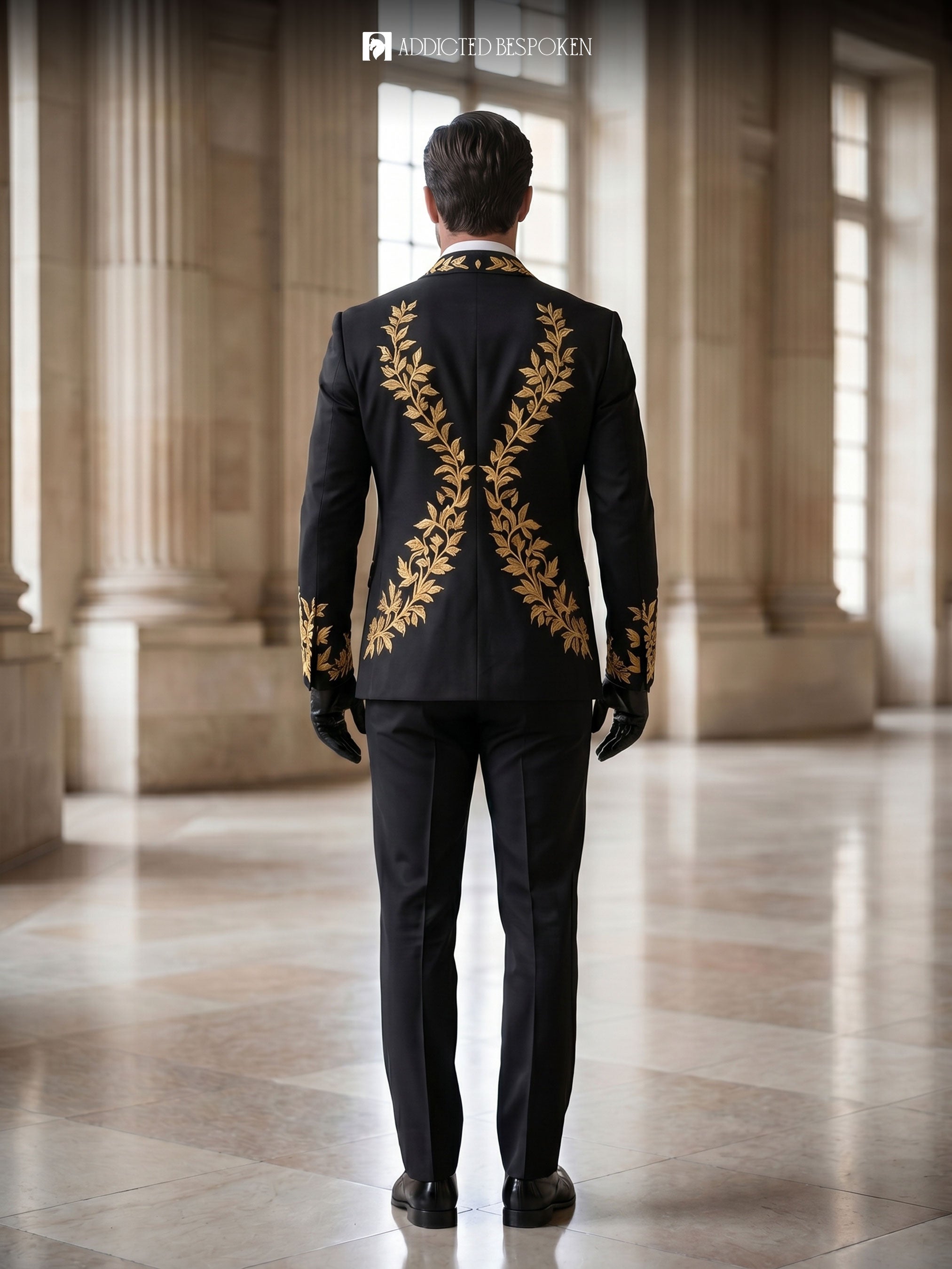 Designer Cape Suit Ensemble Addicted Bespoken