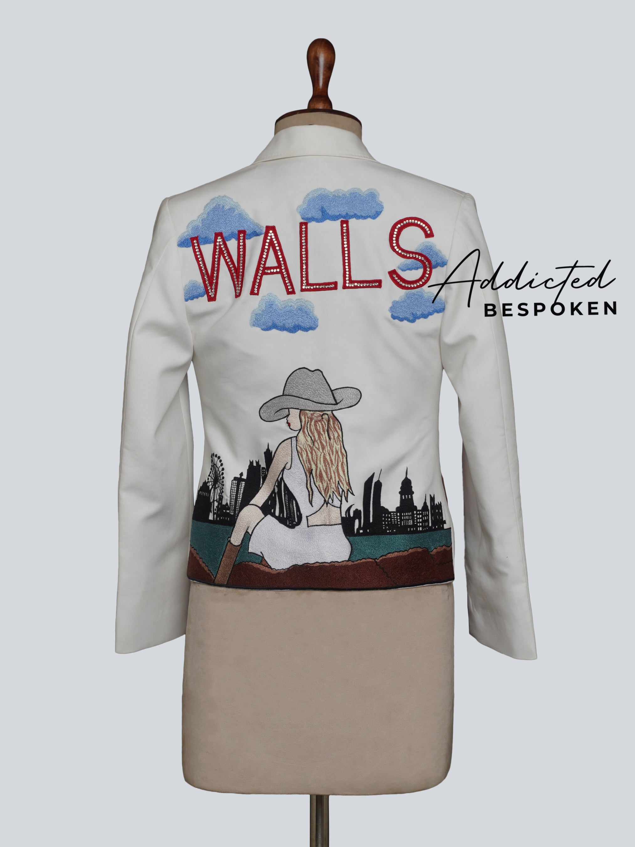 Rock Cowgirl Embroidered Suit