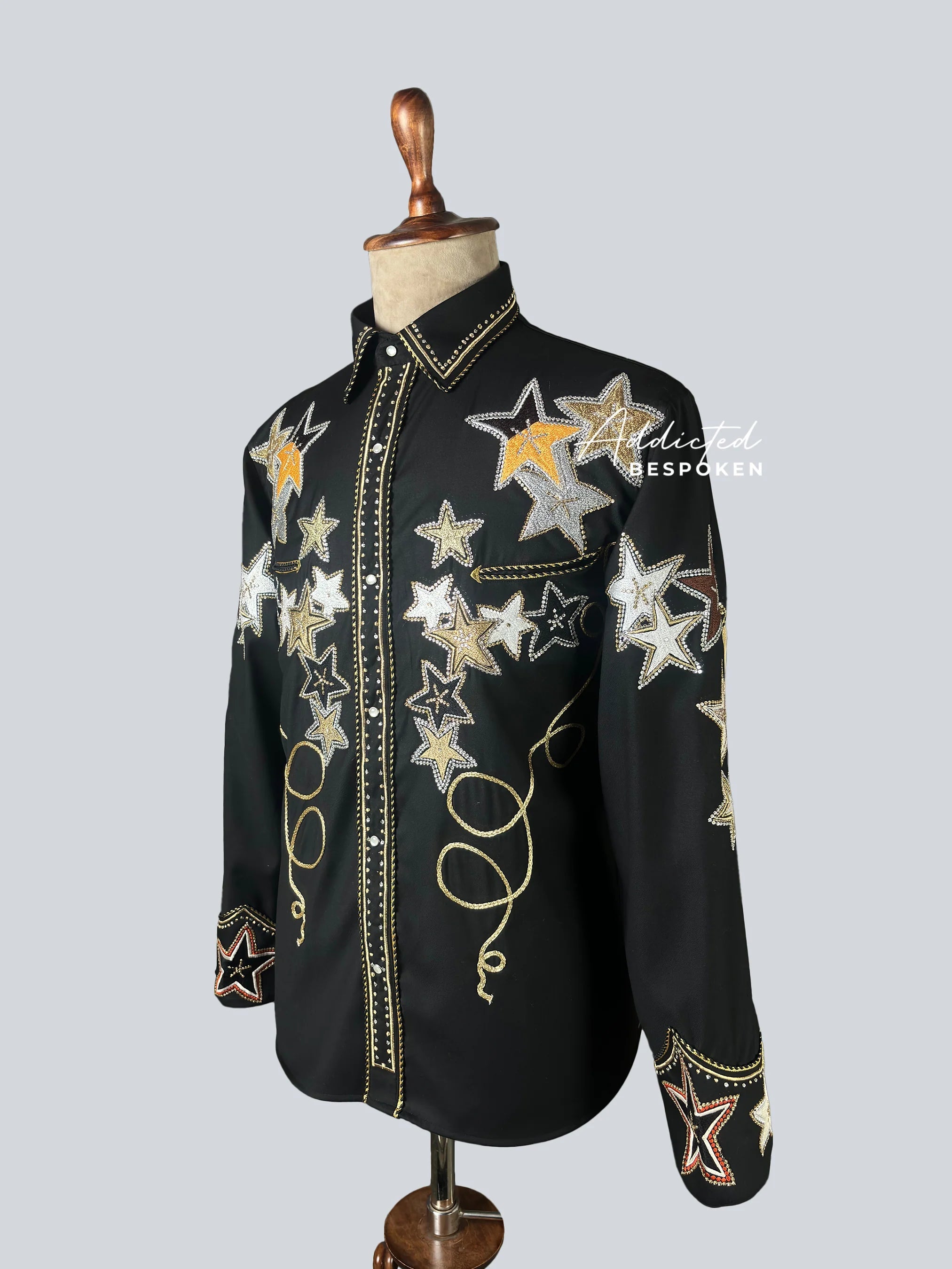 Golden Fringed Stars Outfit Addicted Bespoken