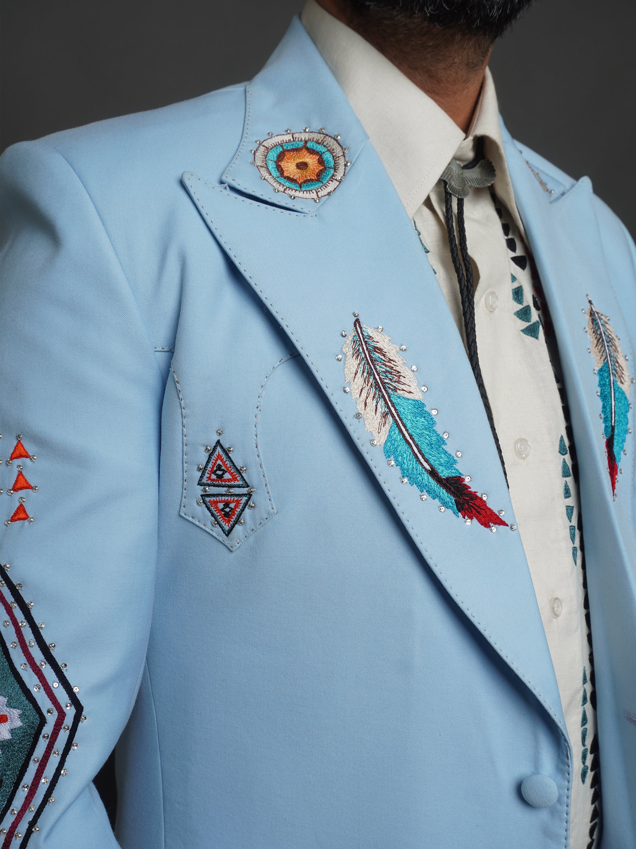 Western-Embroidered Sophistication Suit