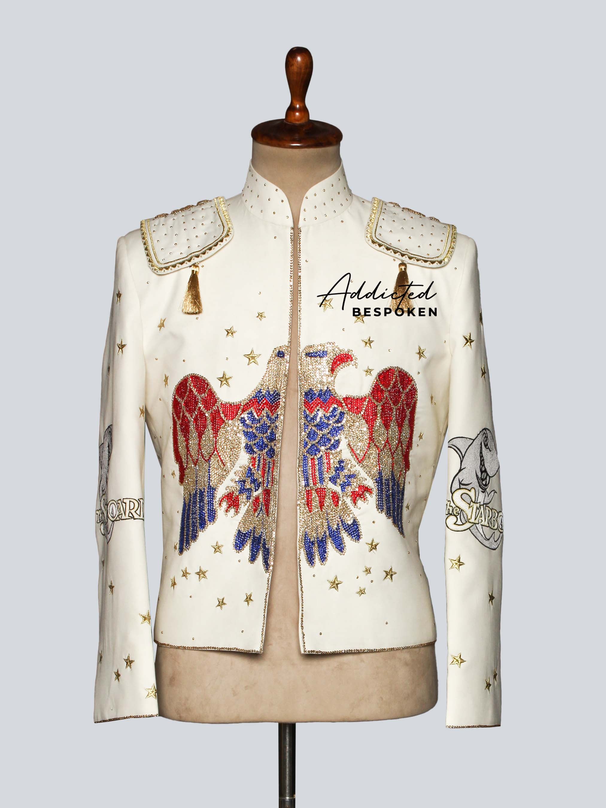 Eagle Crystal Cape Suit Addicted Bespoken