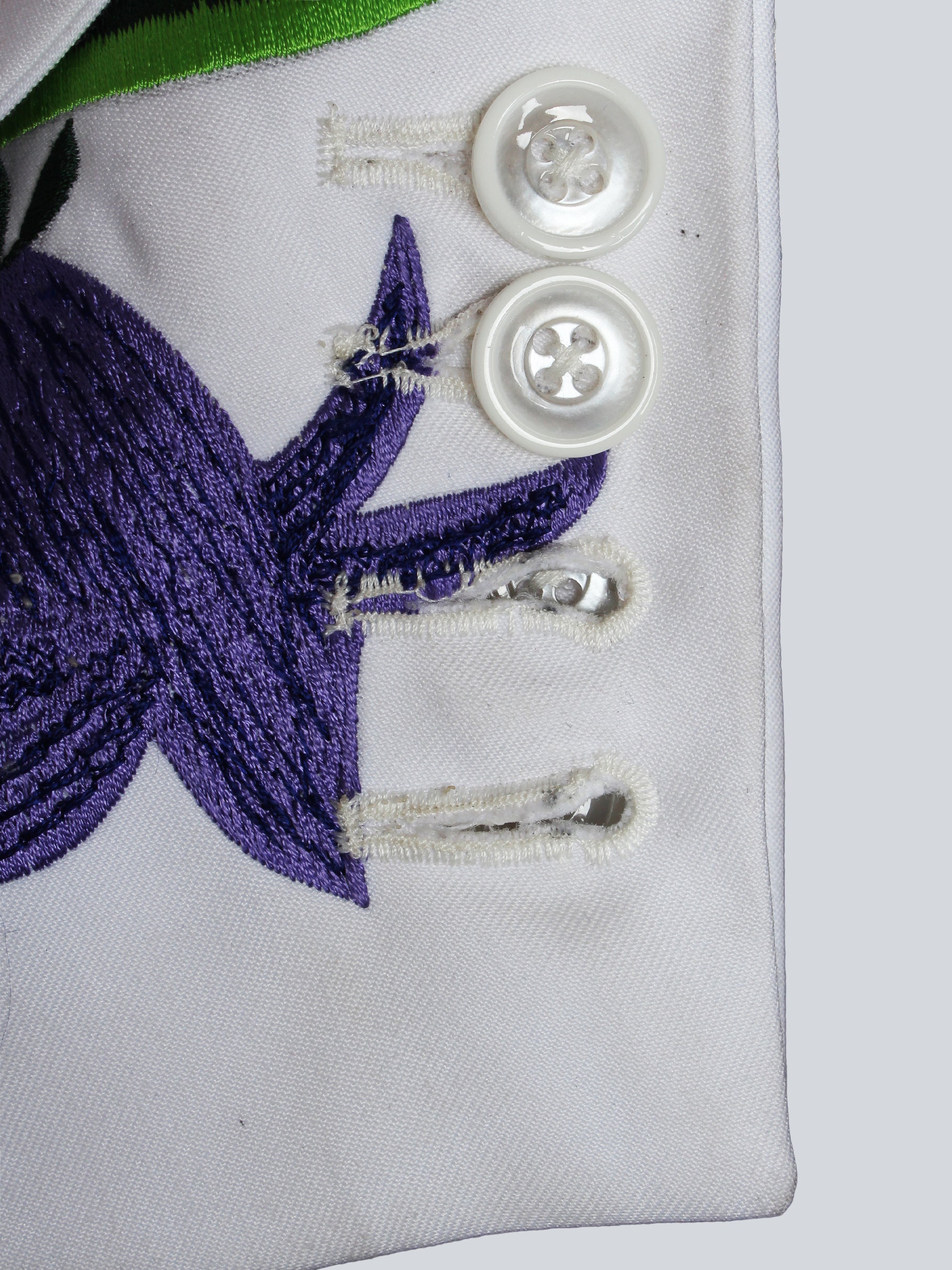 Elegant Floral Accent Blazer Addicted Bespoken