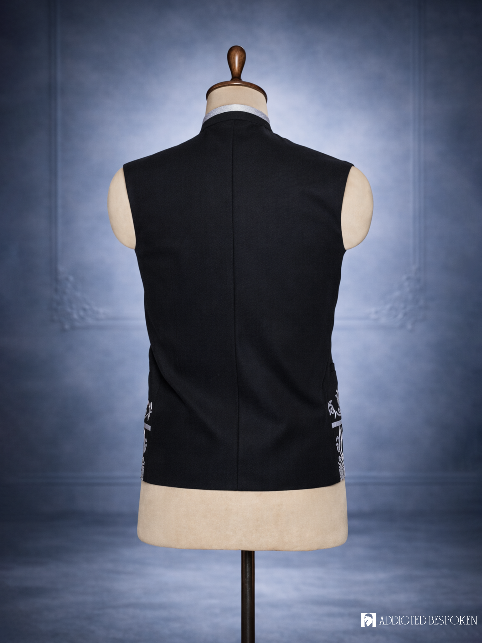 Midnight Rococo Embroidered Suit Addicted Bespoken