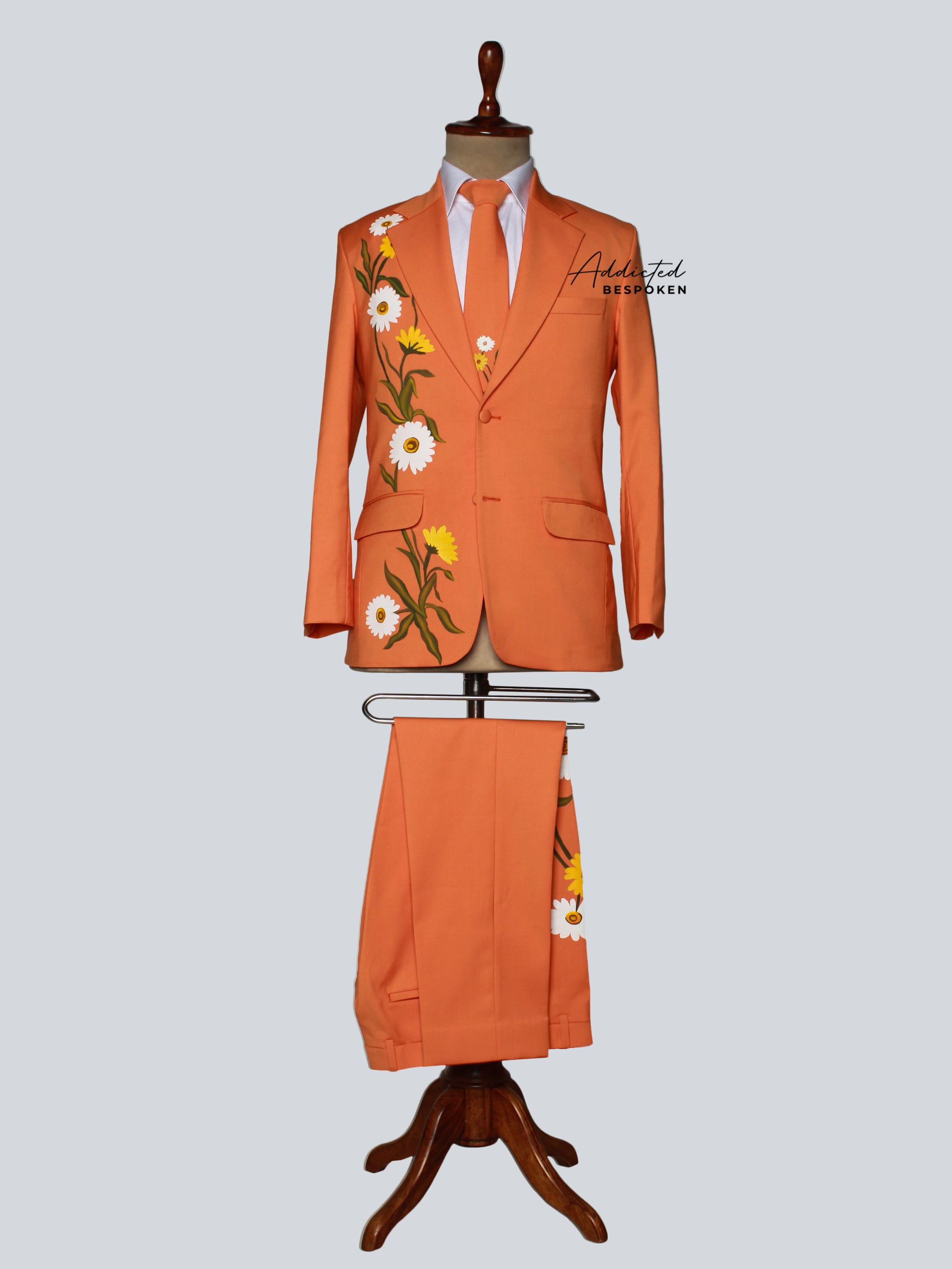 Midnight Bloom Wedding Suit