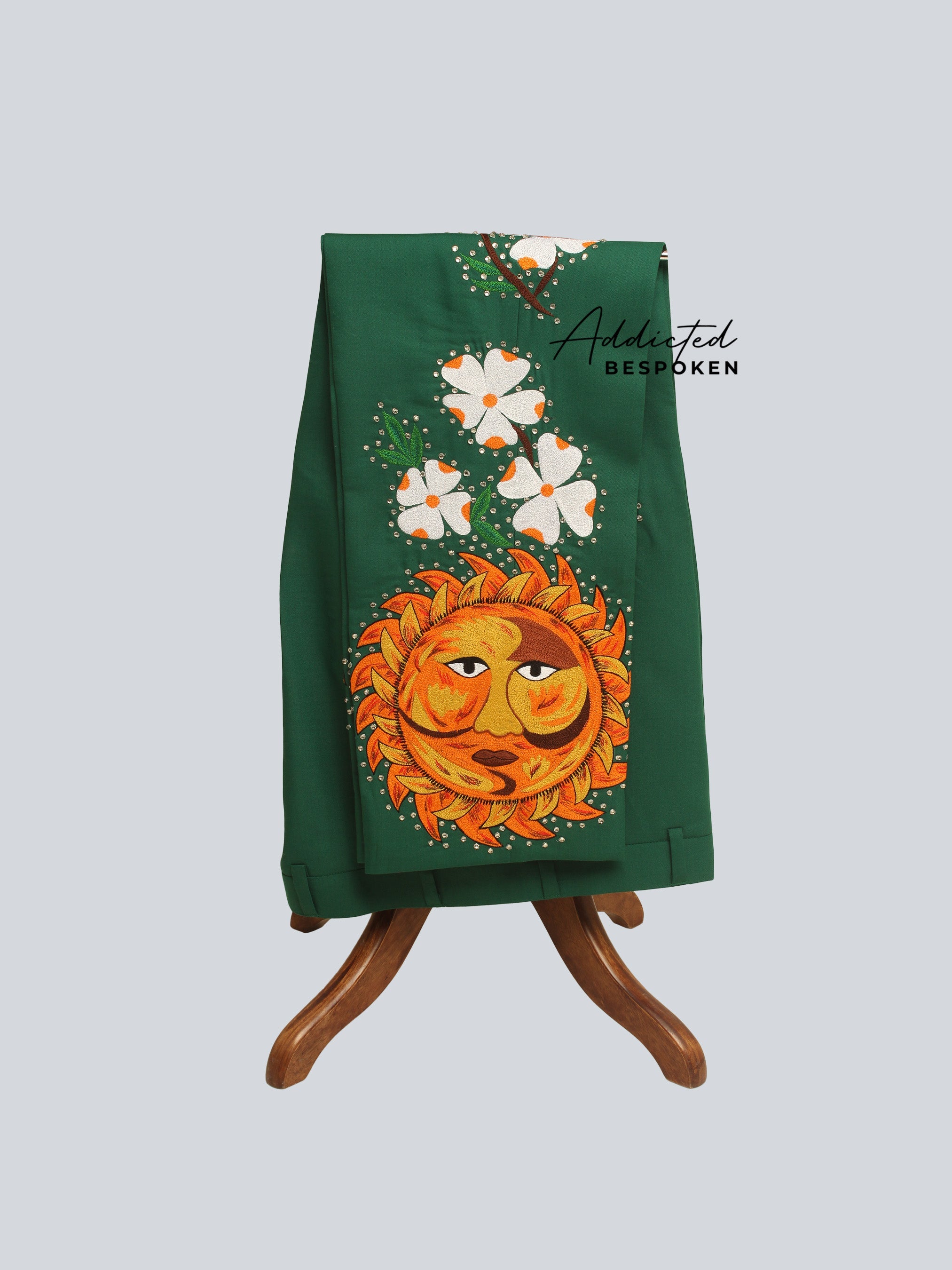 Verdant Foliage Suit Ensemble Addicted Bespoken