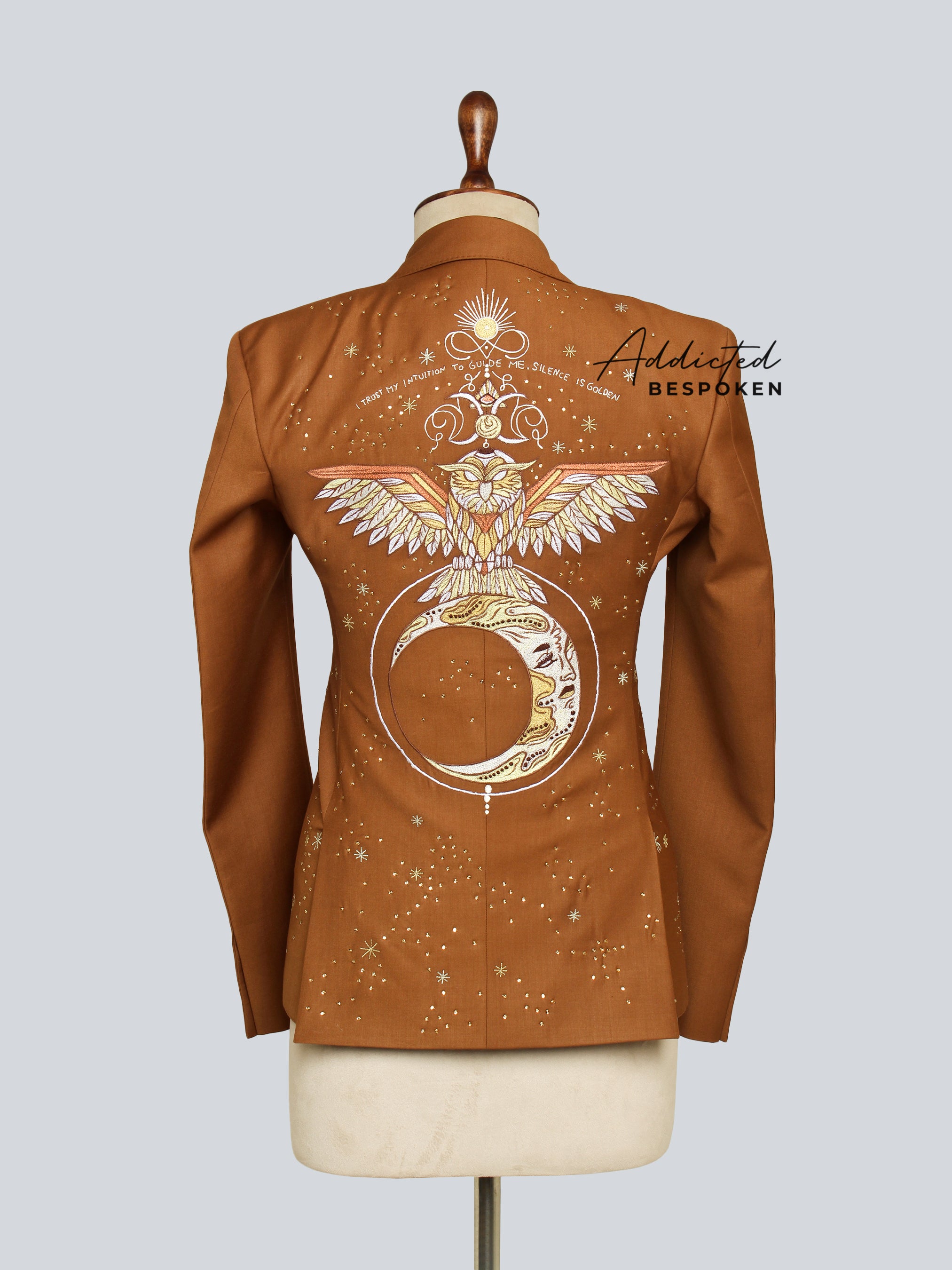 Celestial Elegance Embroidered Suit
