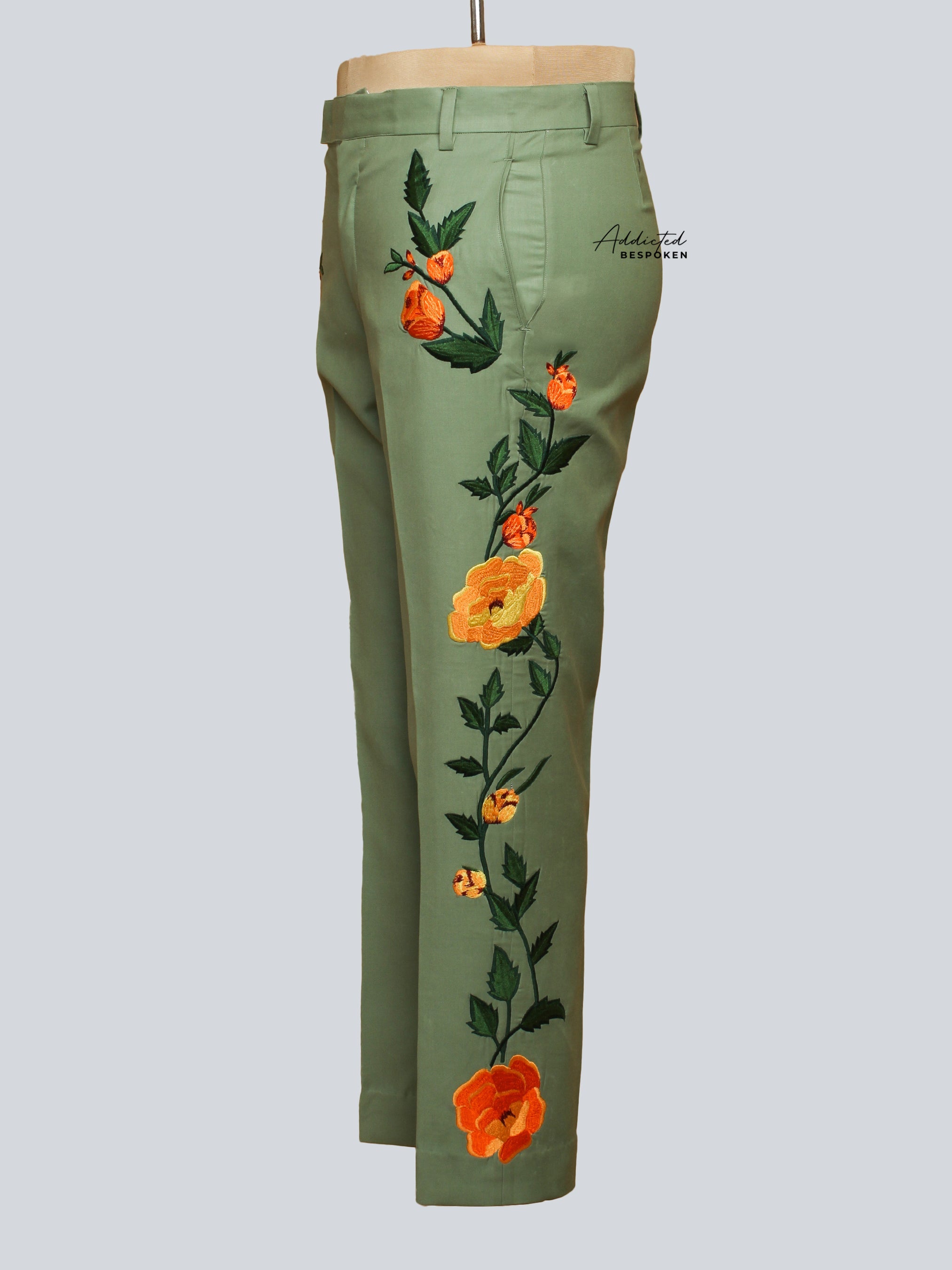 Premium Floral Embroidered Suit Addicted Bespoken