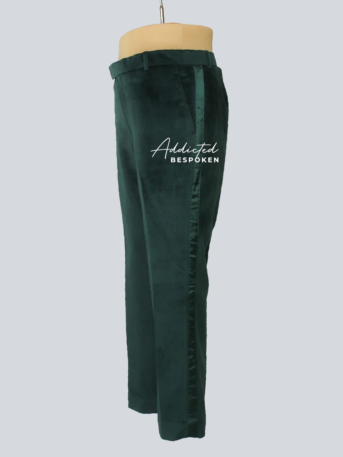 Dark Green Gold Leaf Suit Addicted Bespoken