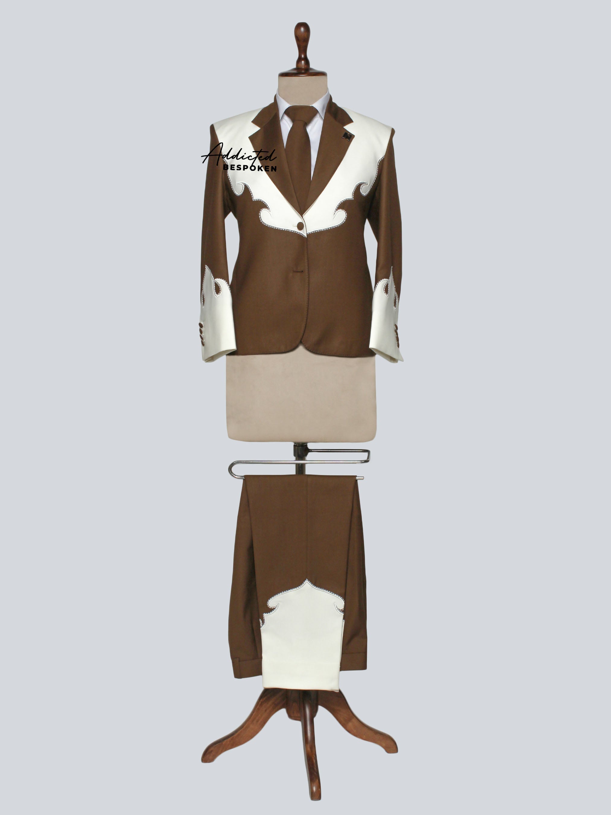 Crest Statement Suit Addicted Bespoken