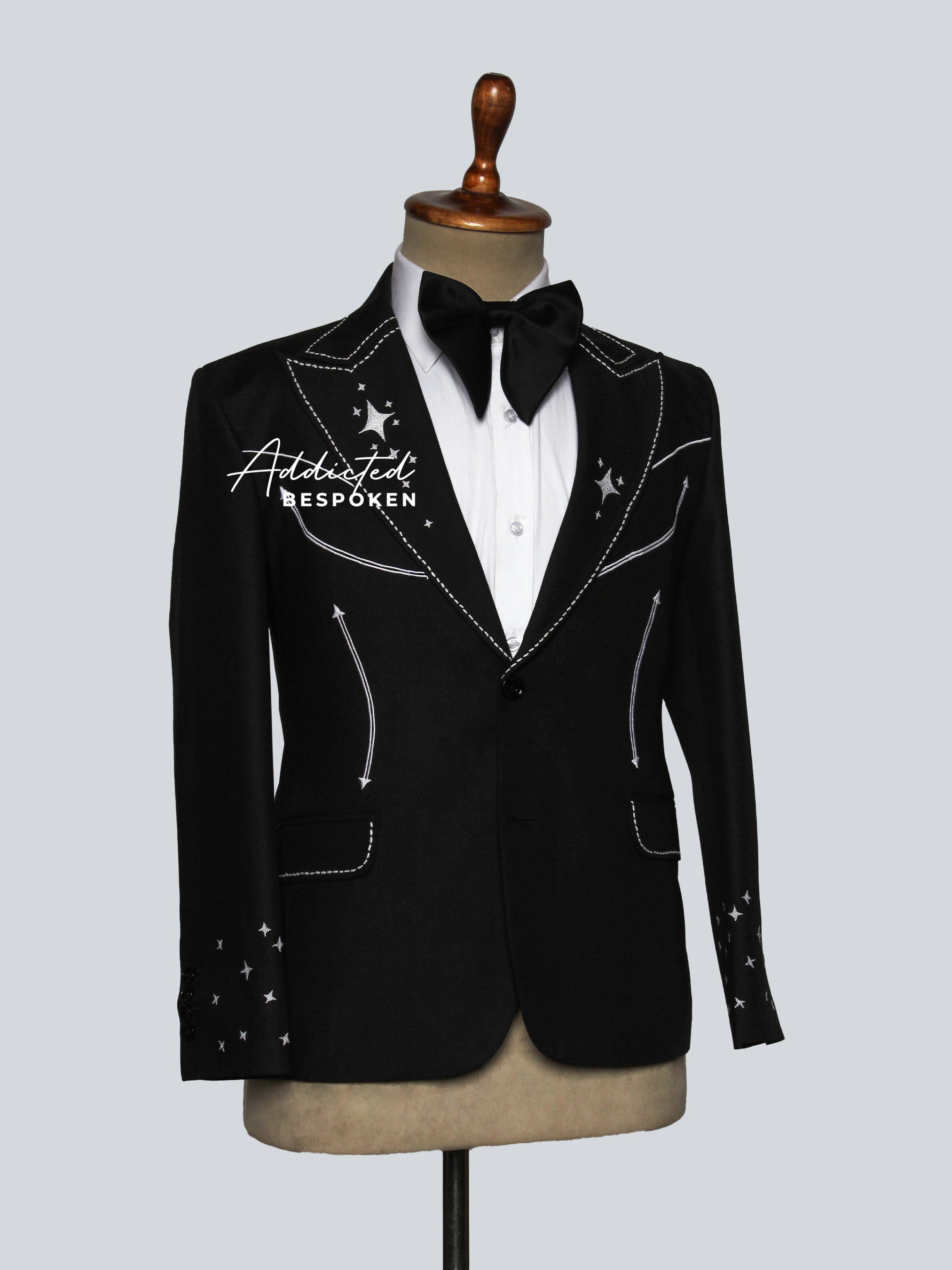 Starline Embroidered Tailored Suit Addicted Bespoken