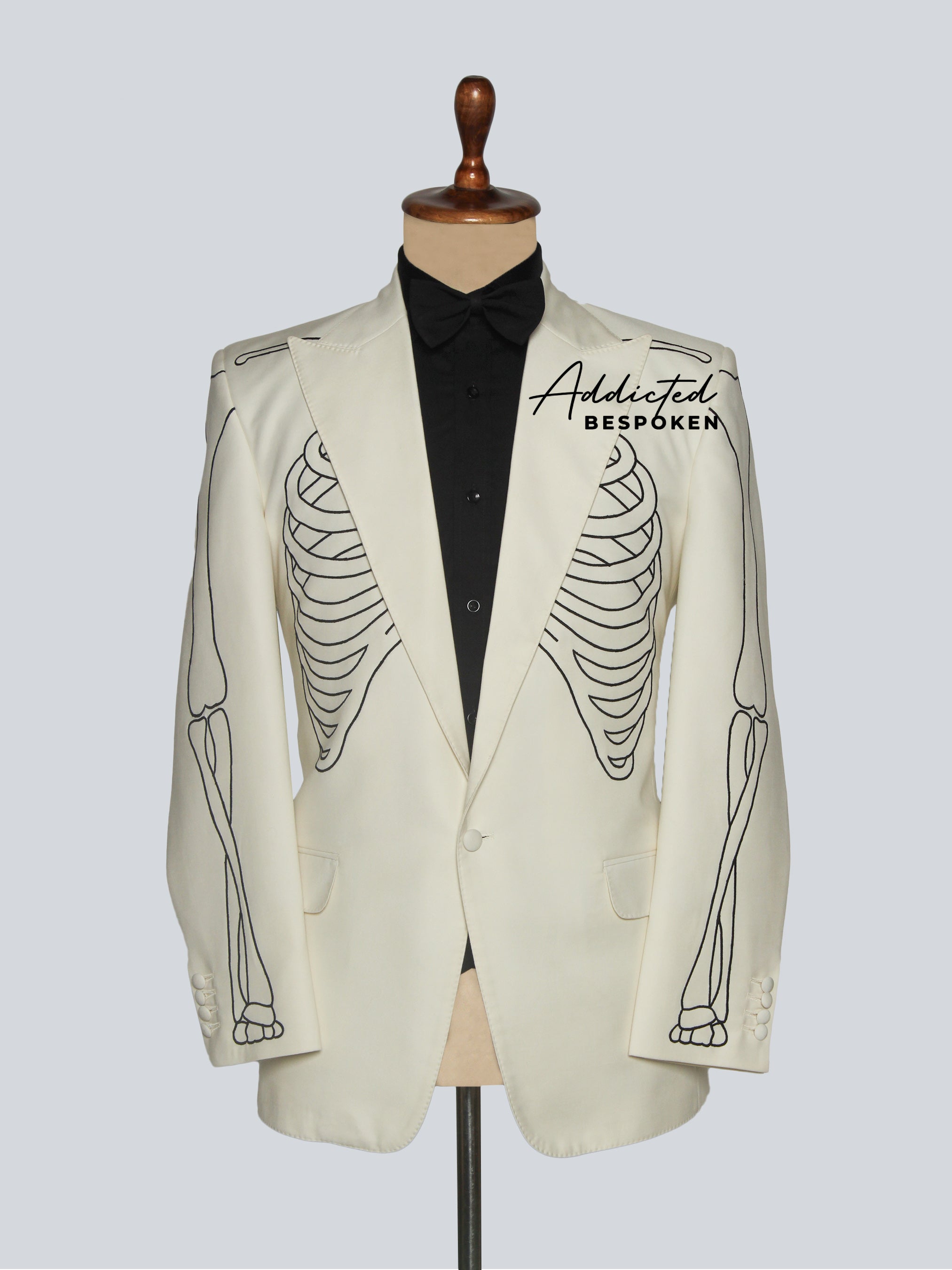 Ivory Anatomy Tailored Suit Addicted Bespoken