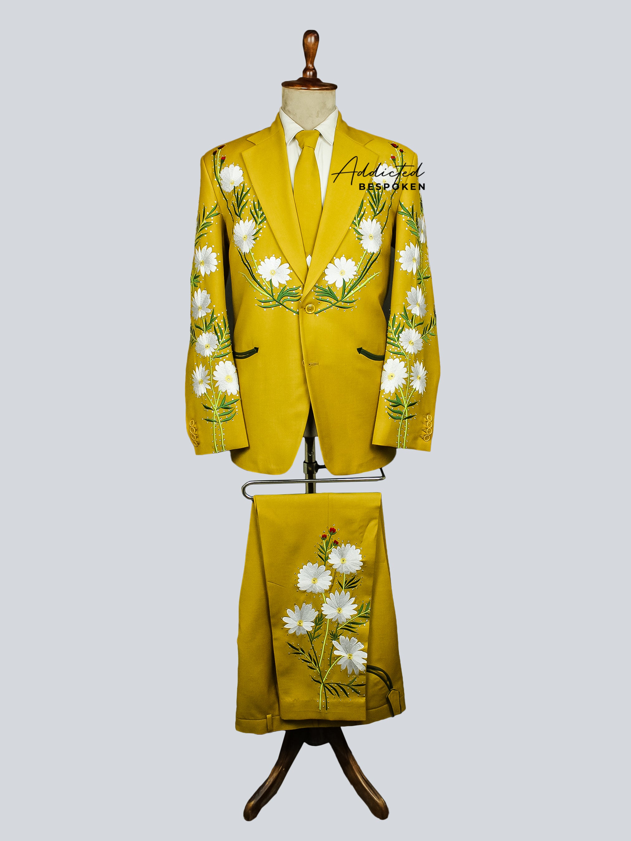 Daisy Floral Western Suit Addicted Bespoken