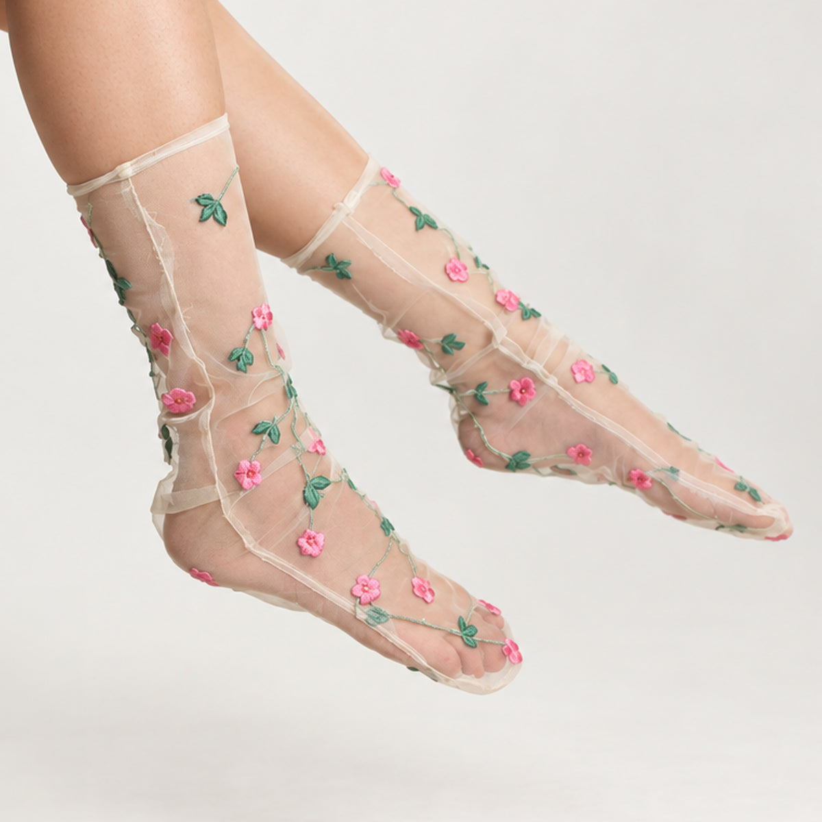 Womens Sheer Socks Addicted Bespoken