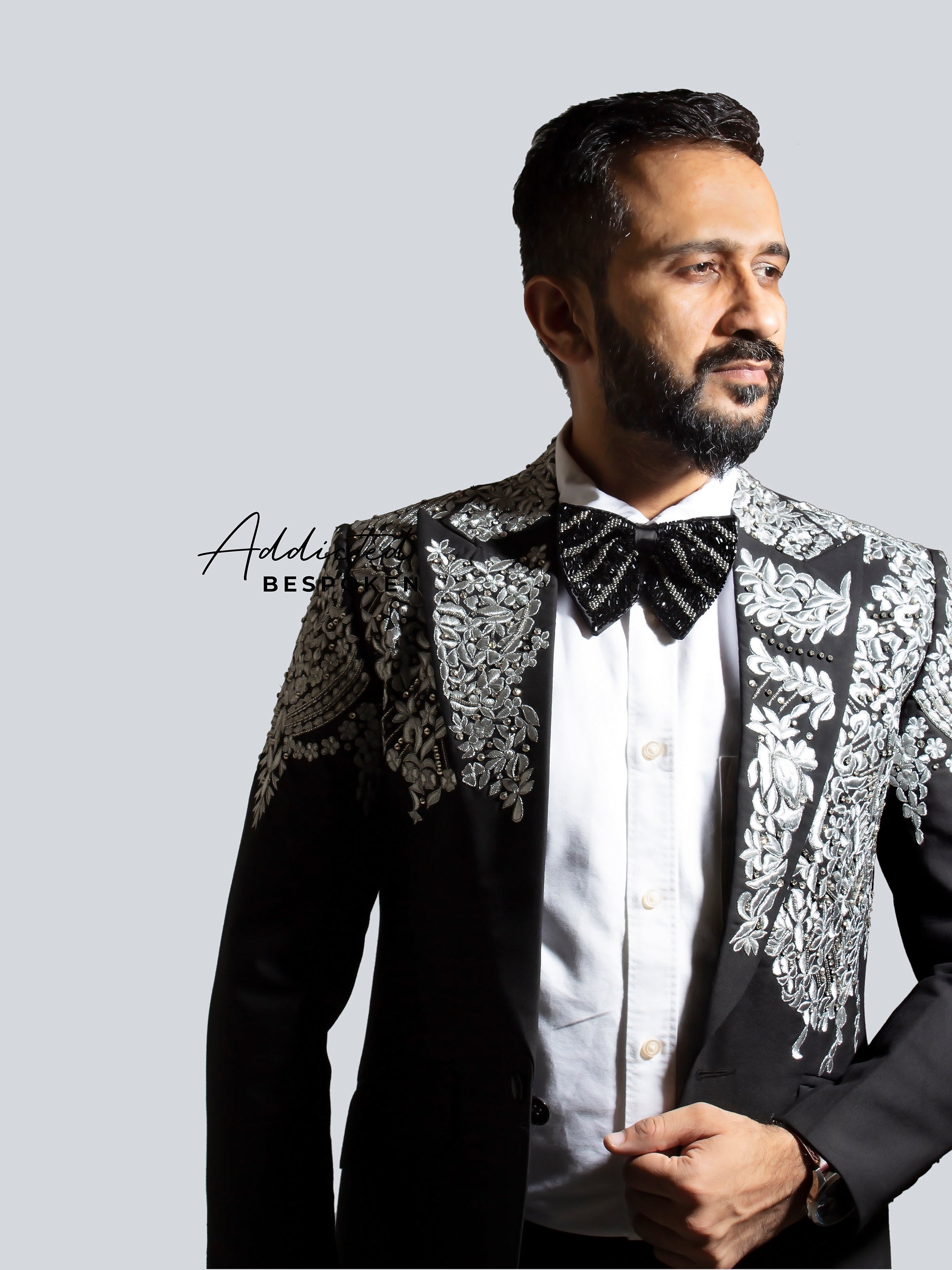 Luxe Embroidered Evening Suit Addicted Bespoken