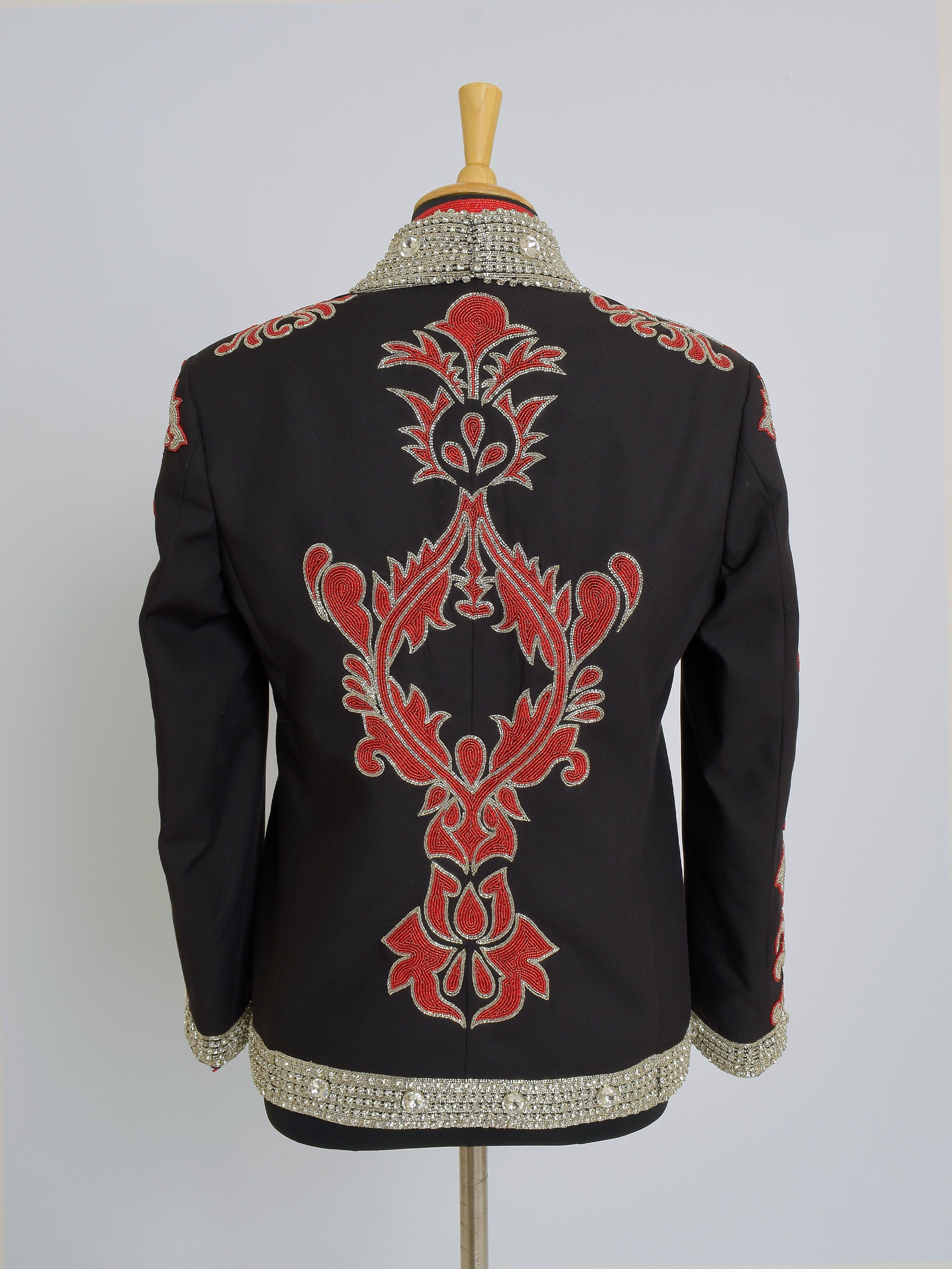 Embroidered Prom Suit