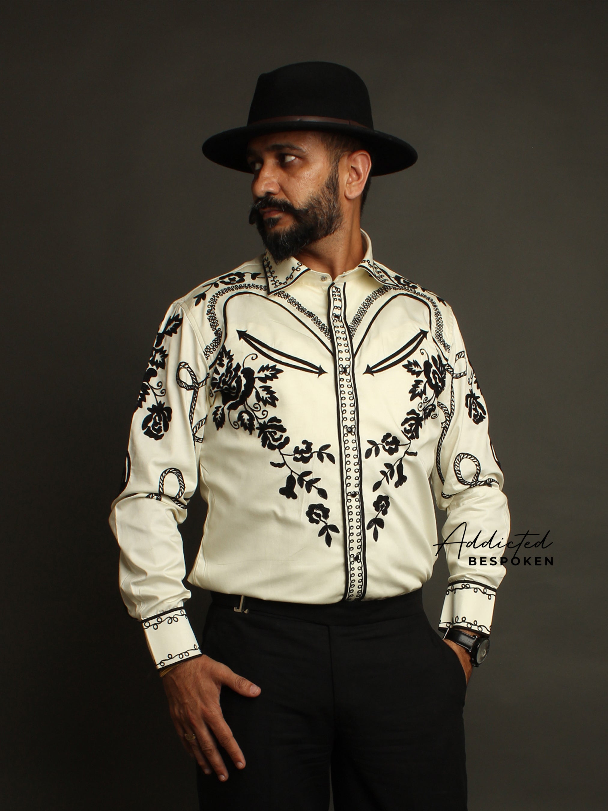 Versatile Ivory Cowboy Shirt Addicted Bespoken