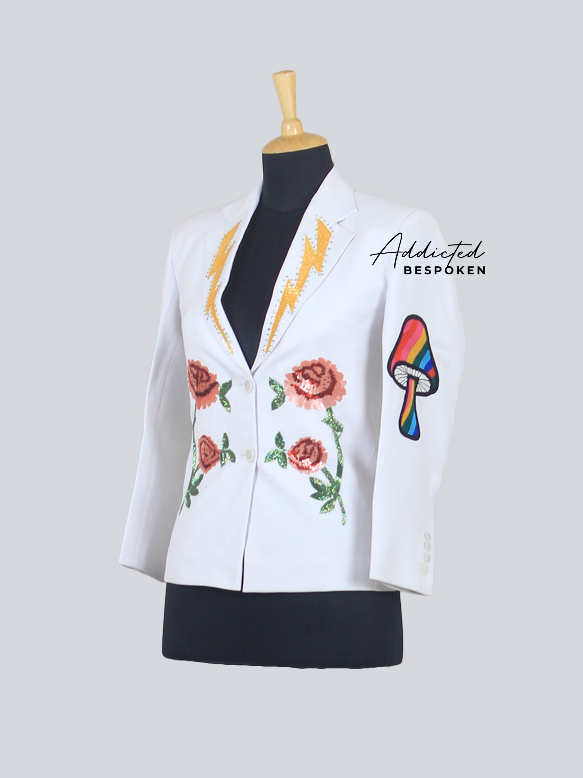 Sunrise Bird Embellished Suit Addicted Bespoken