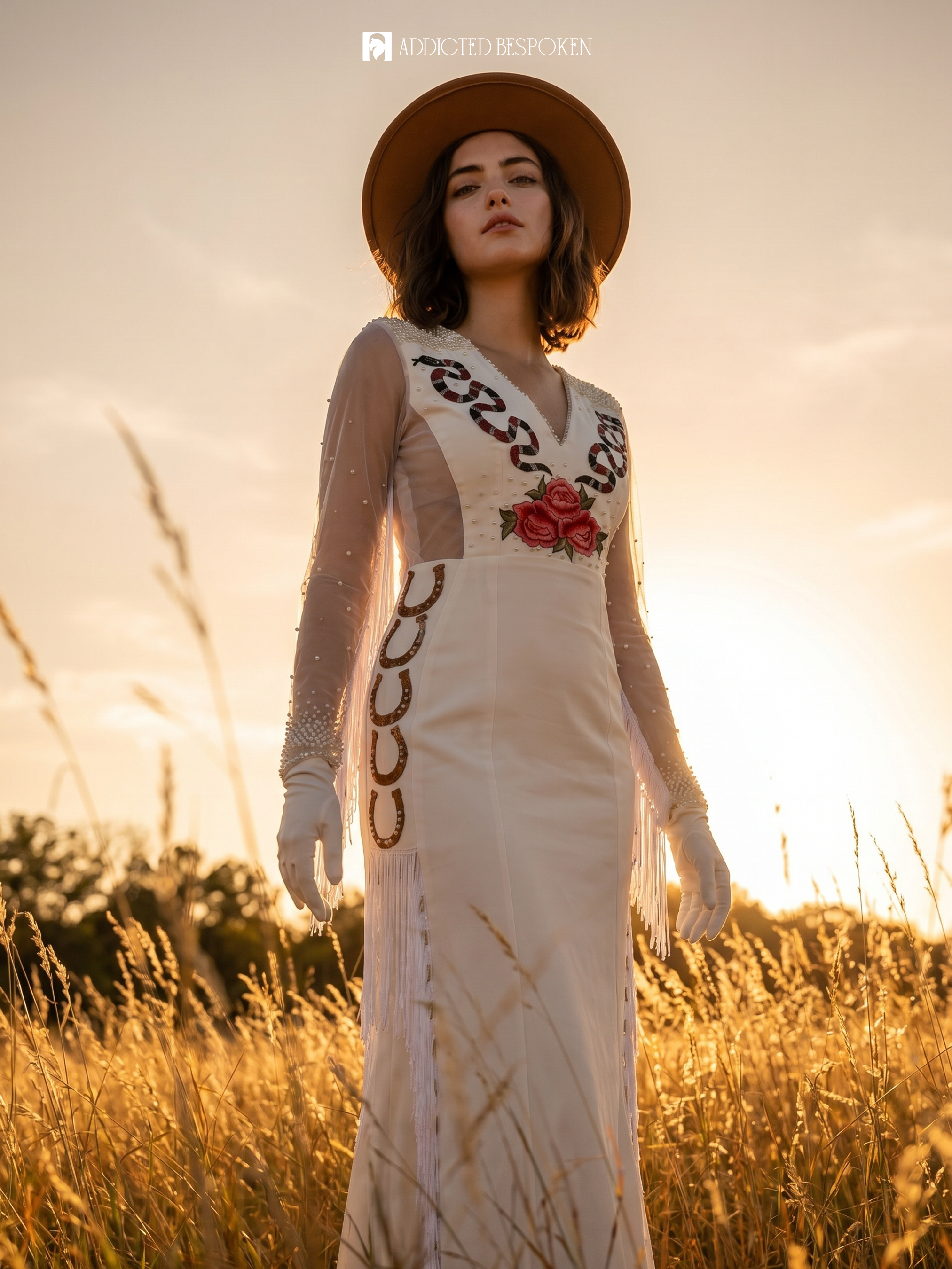 Cowgirl Bridal Dress Addicted Bespoken