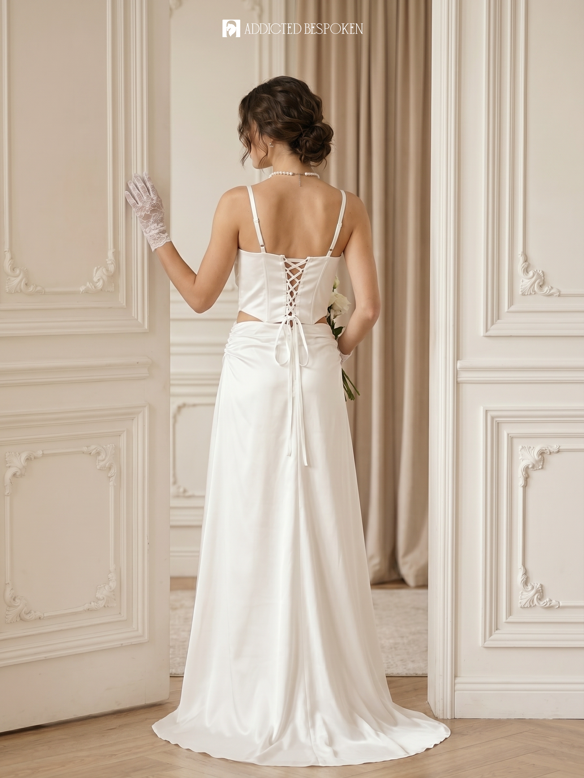 Ivory Corset Bridal Dress Addicted Bespoken