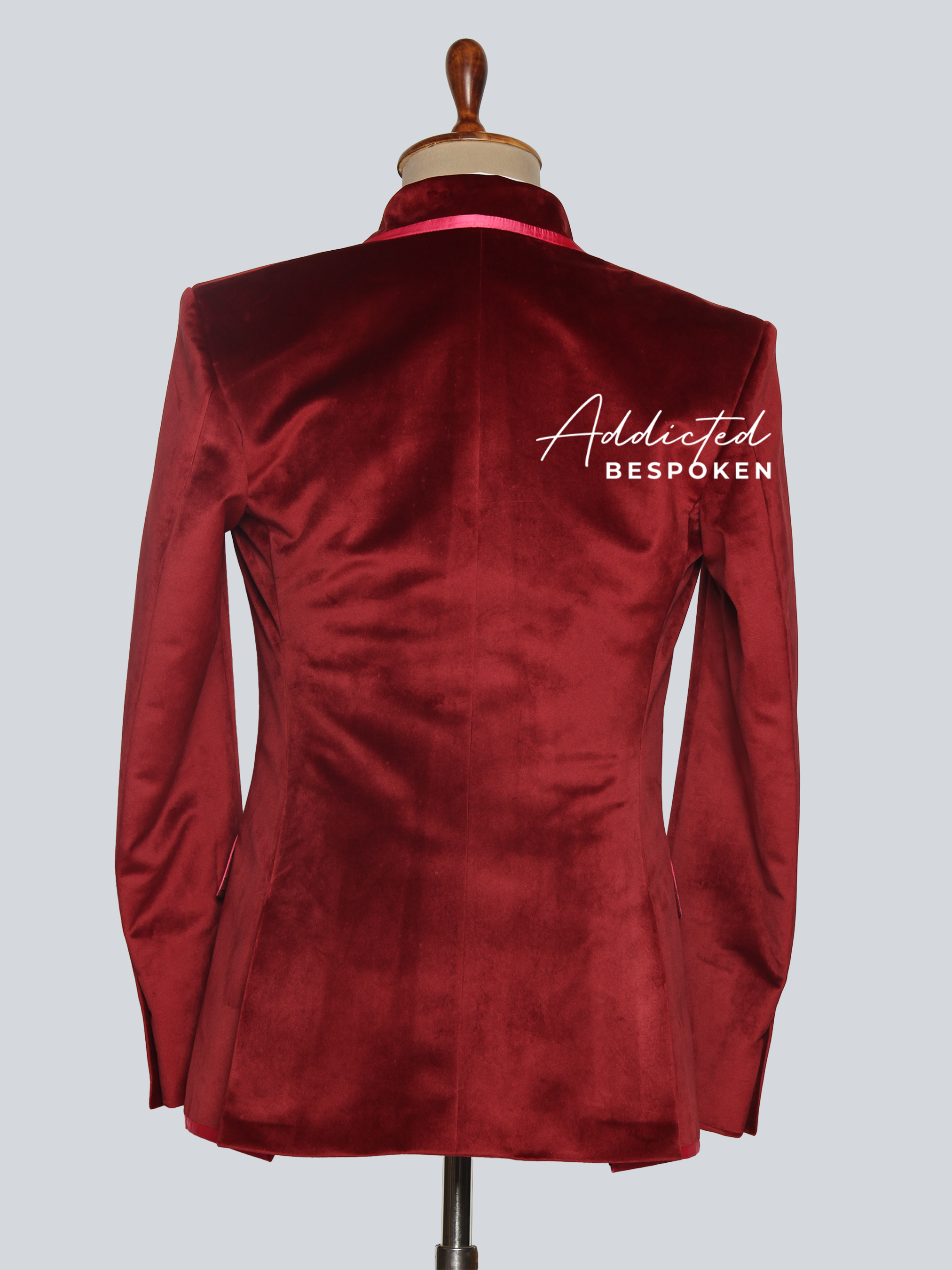 Velvet Three Piece Suit Addicted Bespoken