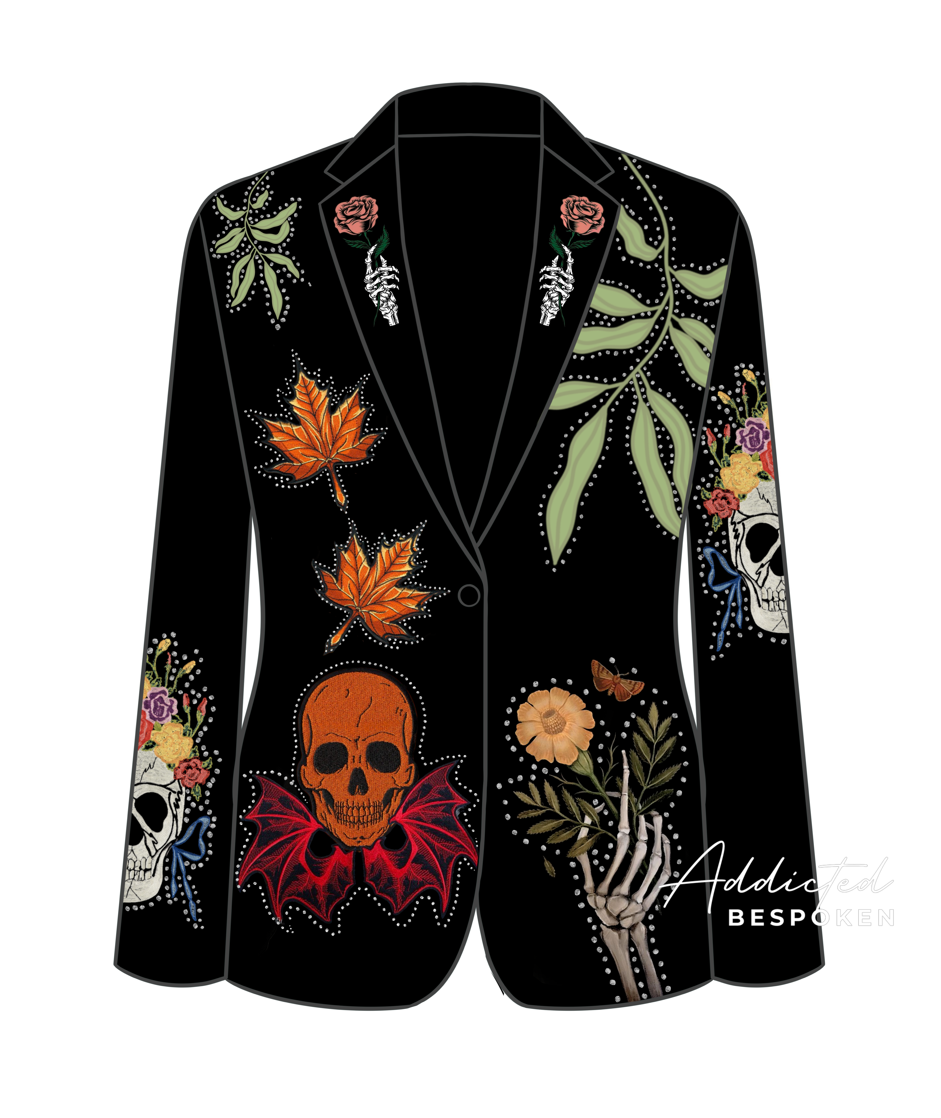 Embroidered Halloween Costume