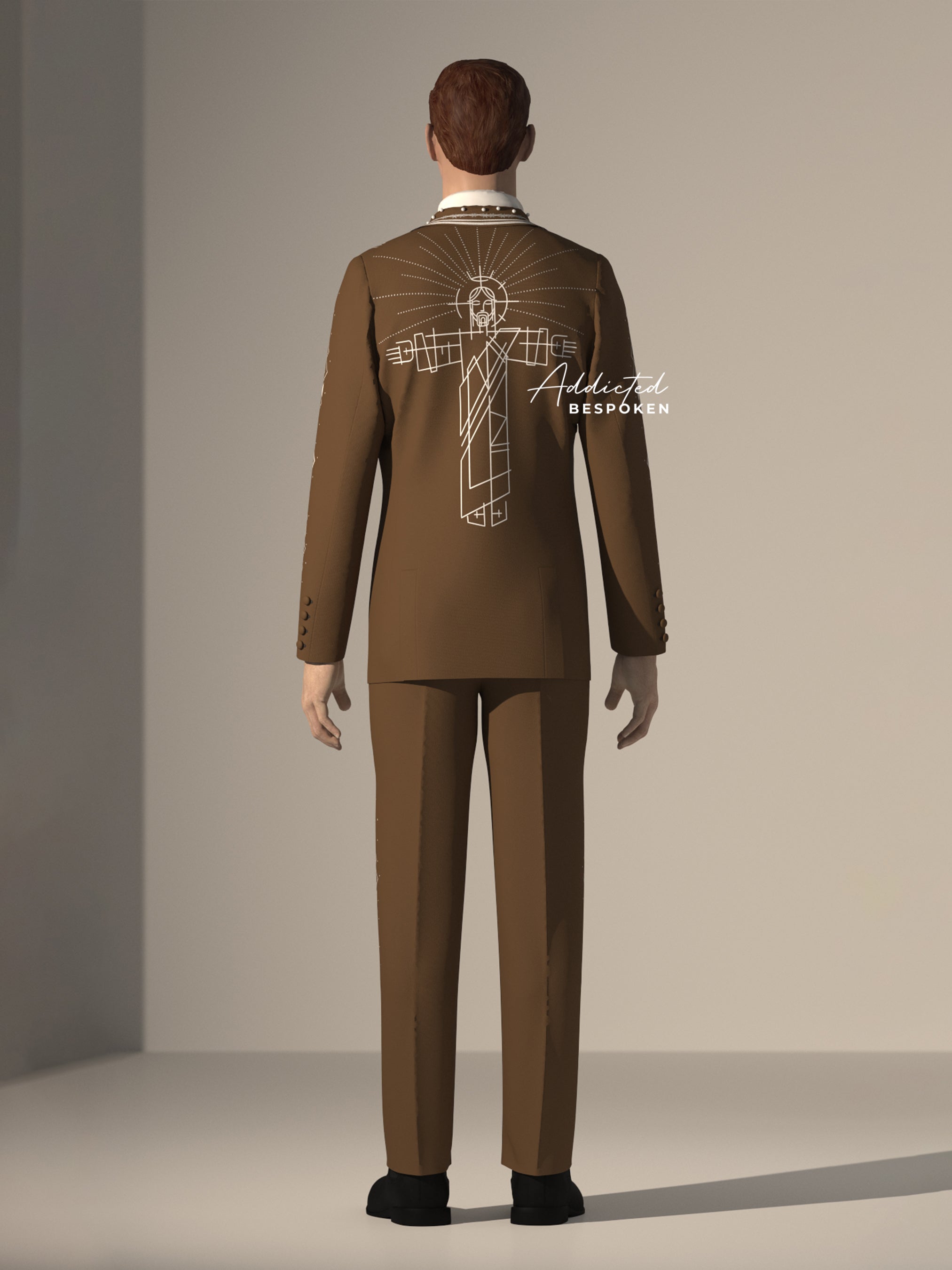 Rustic Cactus Embroidered Ensemble