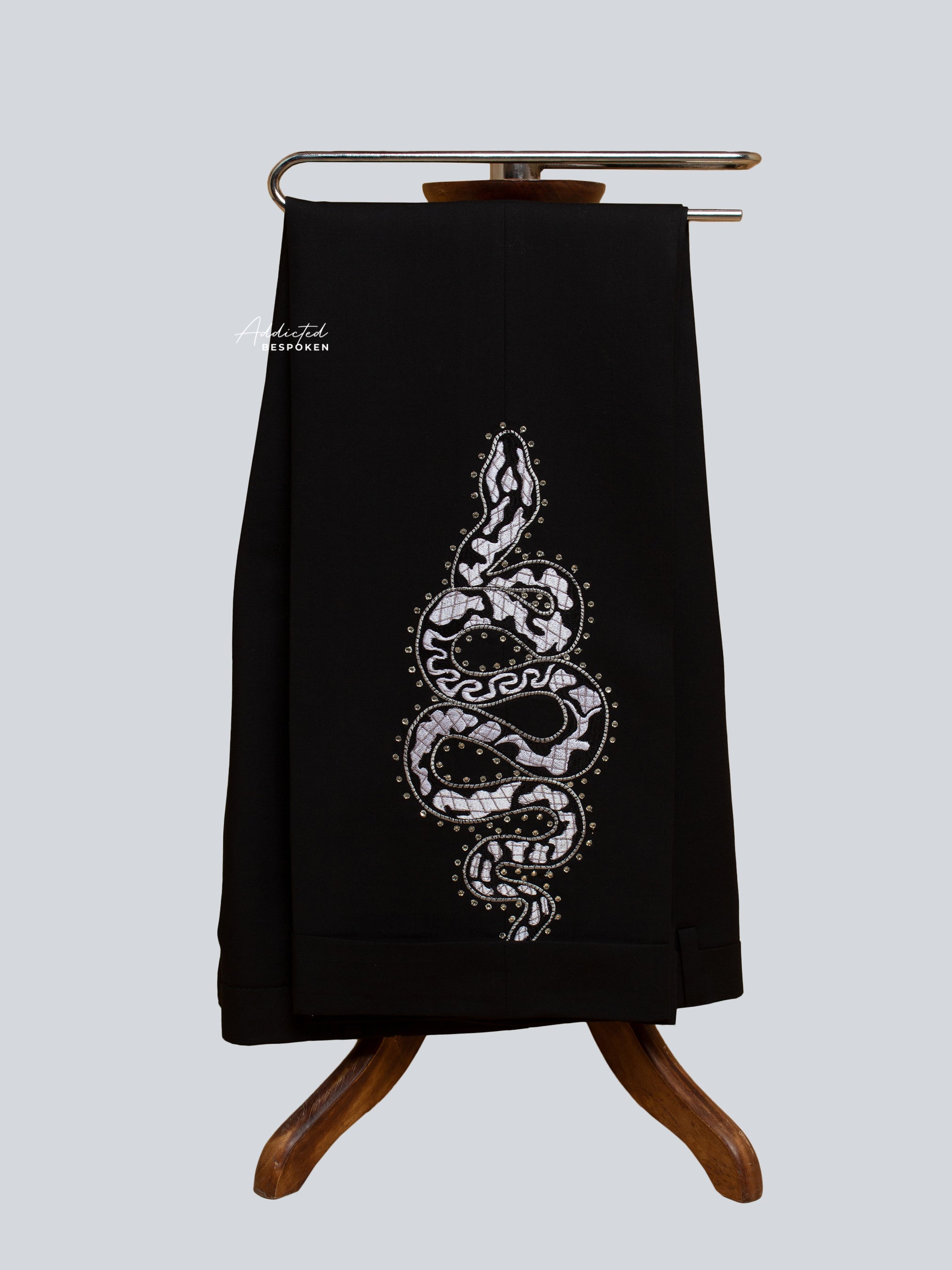 Snake Embellished Signature Suit Addicted Bespoken