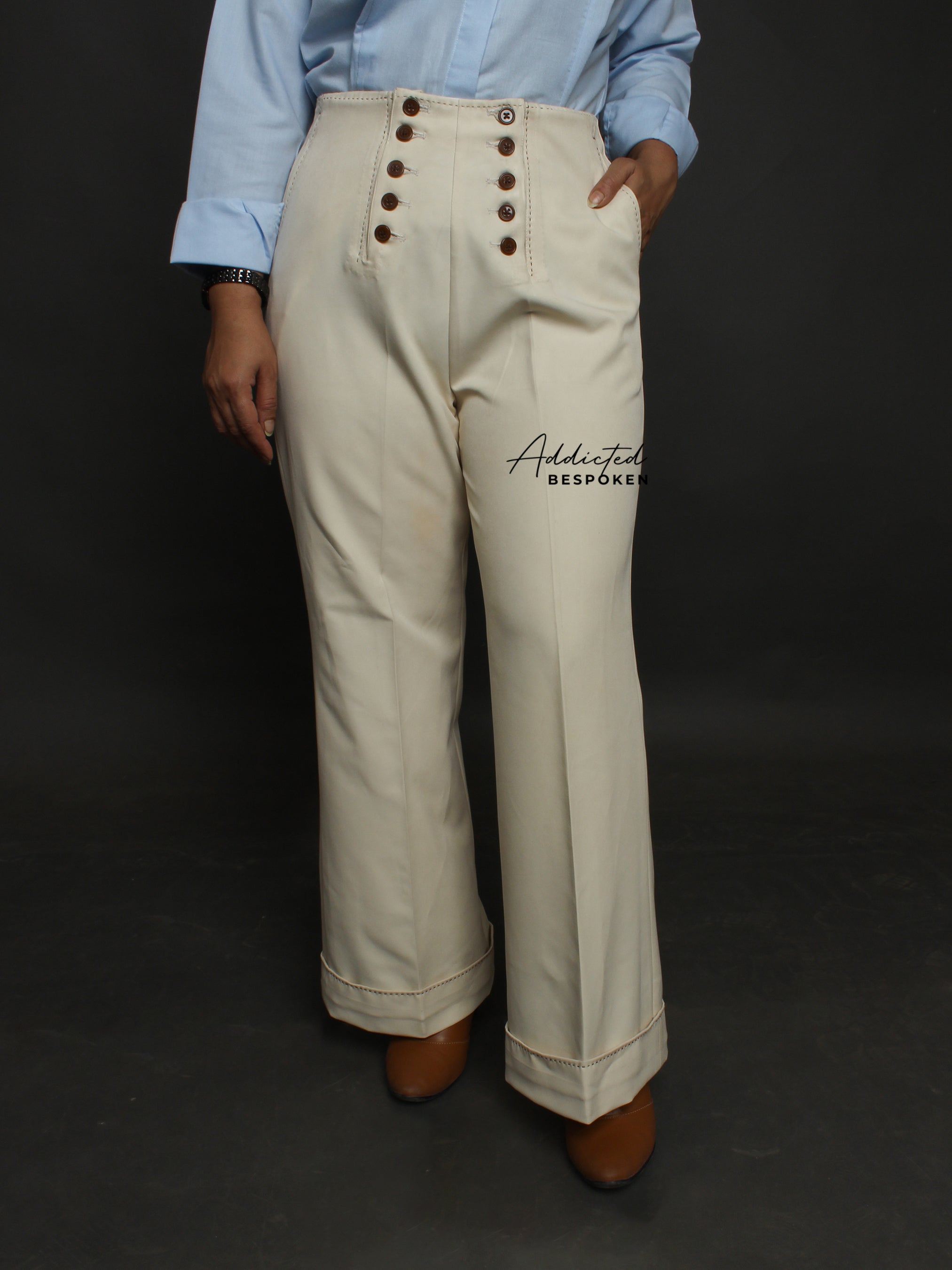 Breaches Flare Women Pants (CLS) | Addicted Bespoken