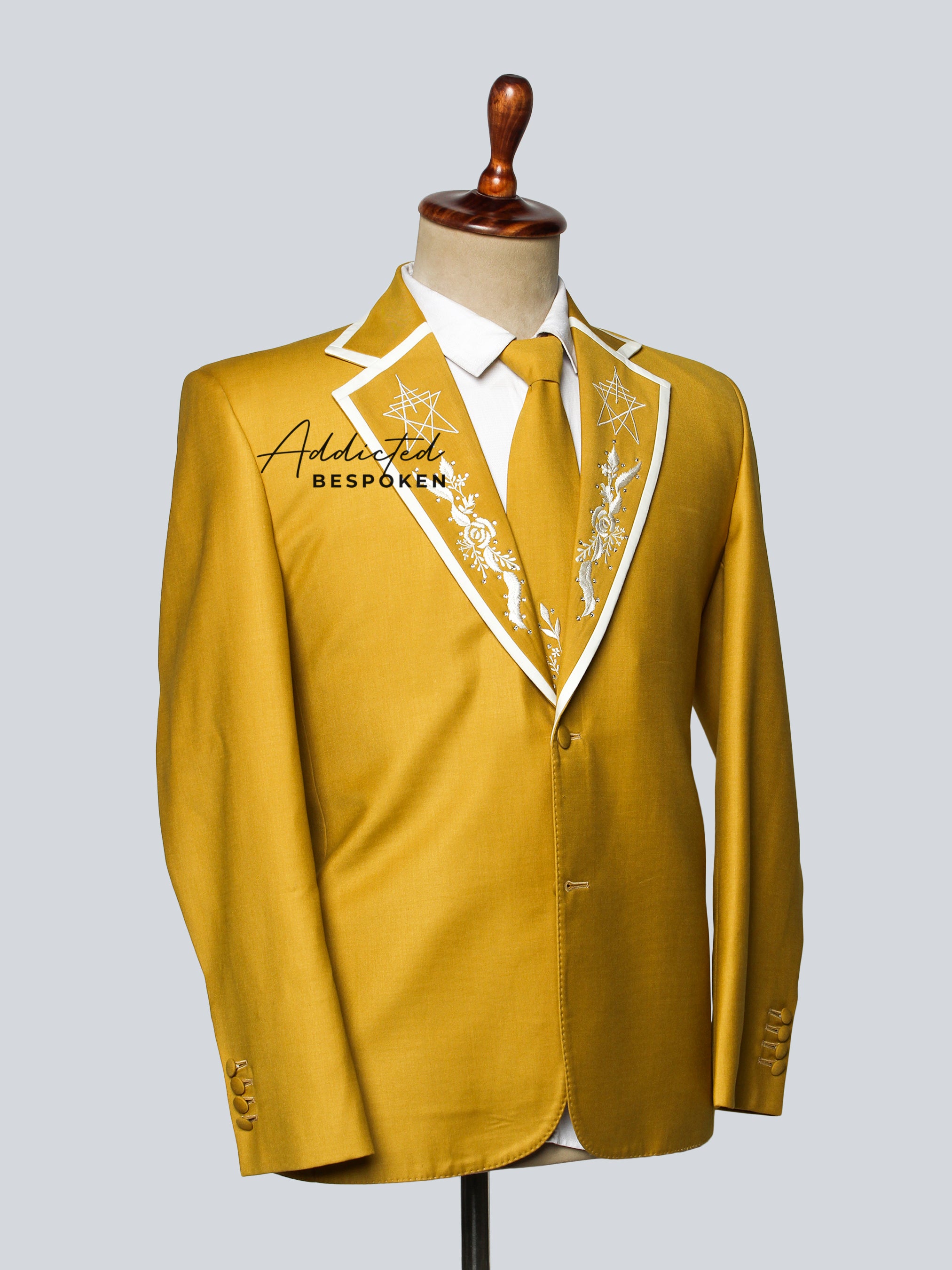 Starlit Elegance Bespoke Suit