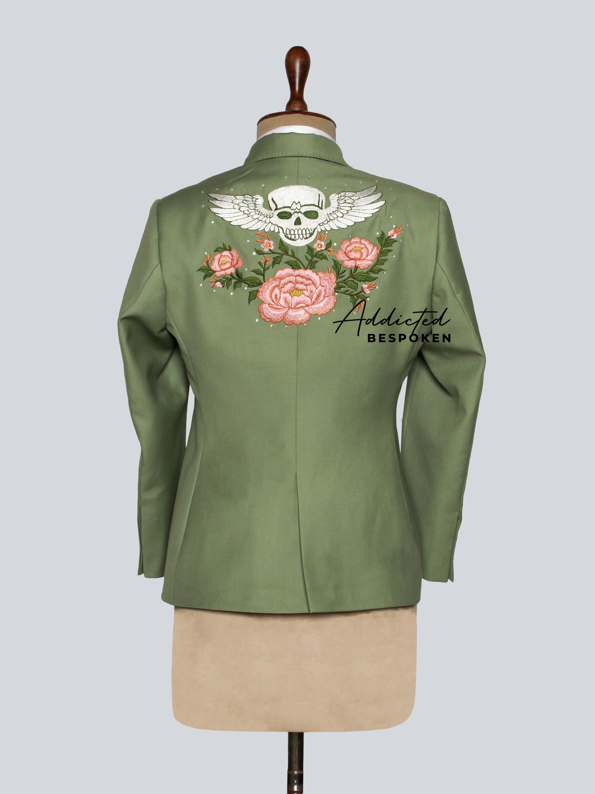 Handcrafted Floral Wedding Suit Addicted Bespoken