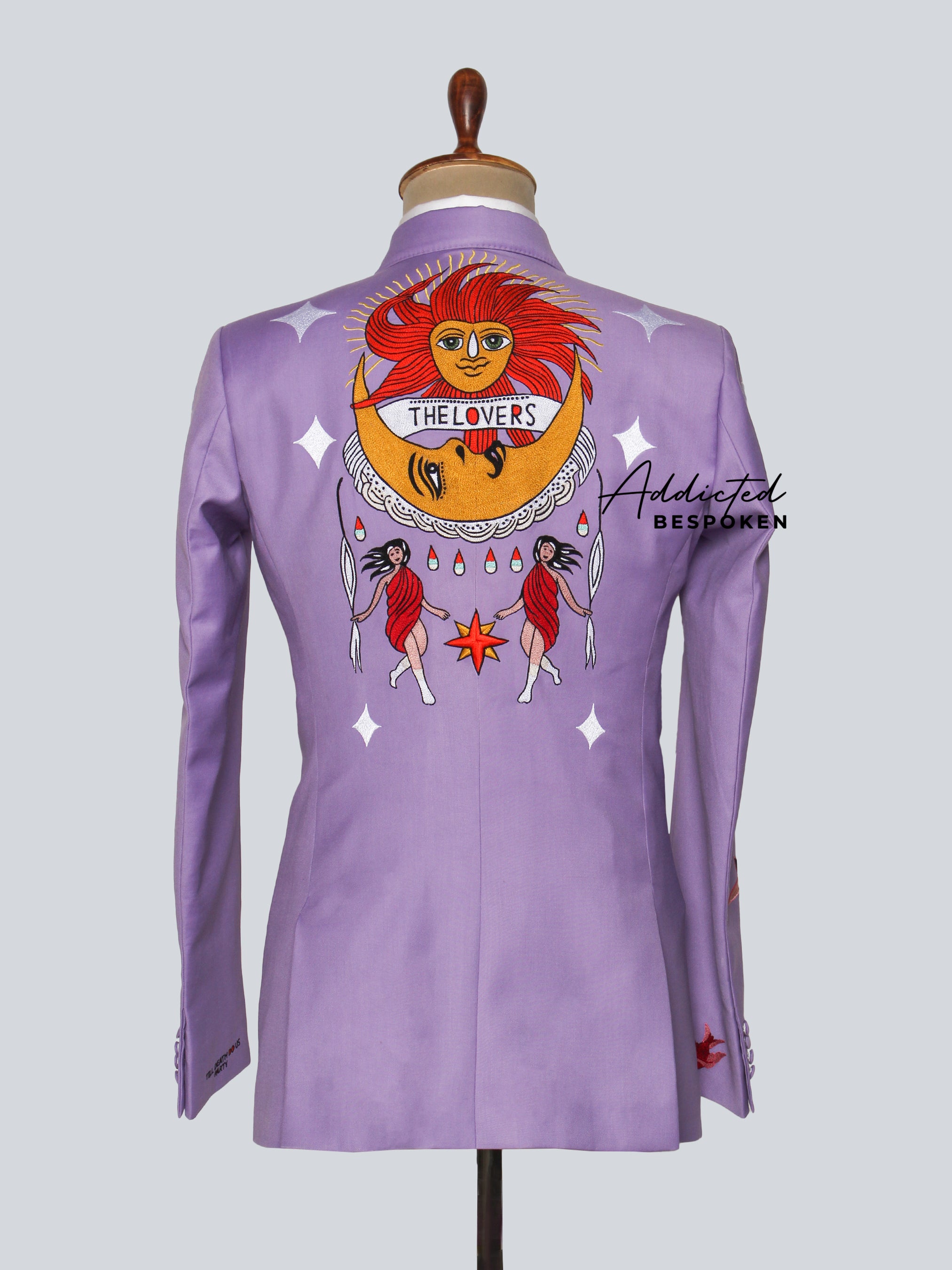 Tarot Embroidered Bespoke Suit