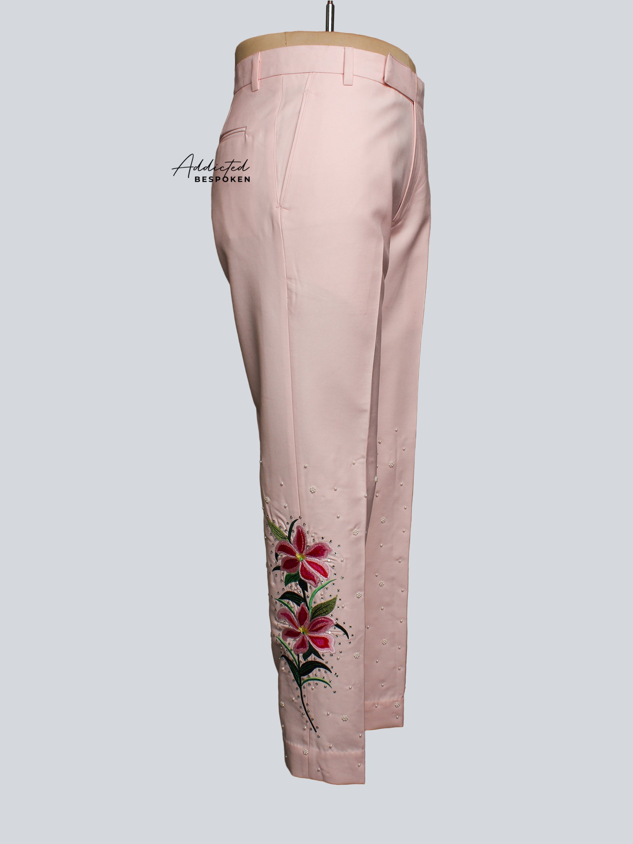 Flora & Fauna Pearl Embellished Suit Adddicted Bespoken