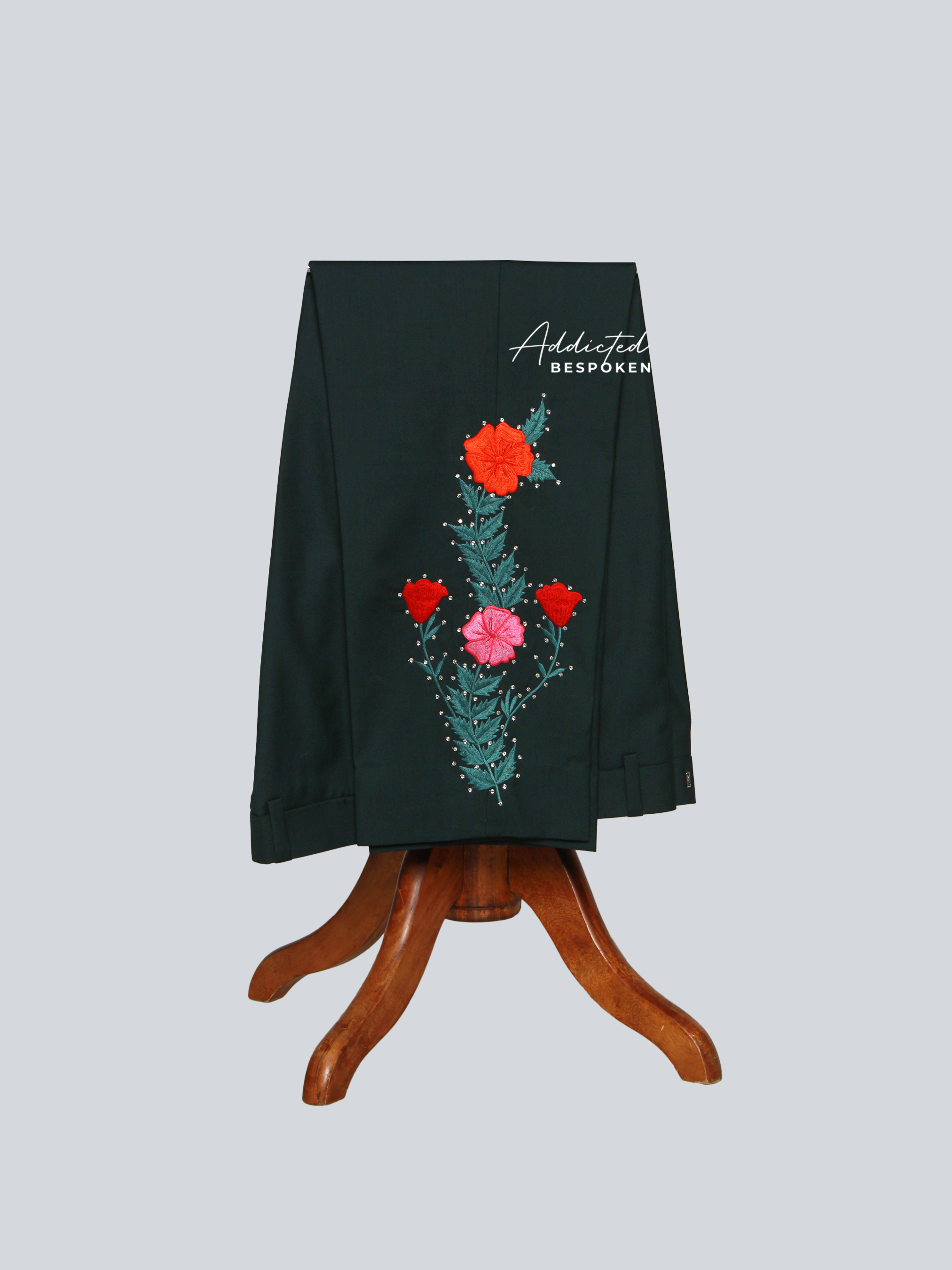 Garden-Inspired Embroidery Suit