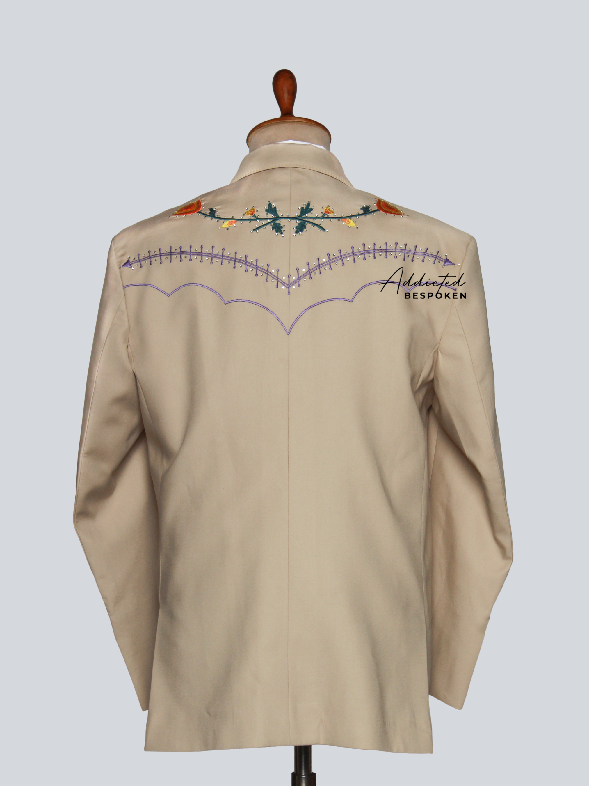 Signature Floral Statement Suit