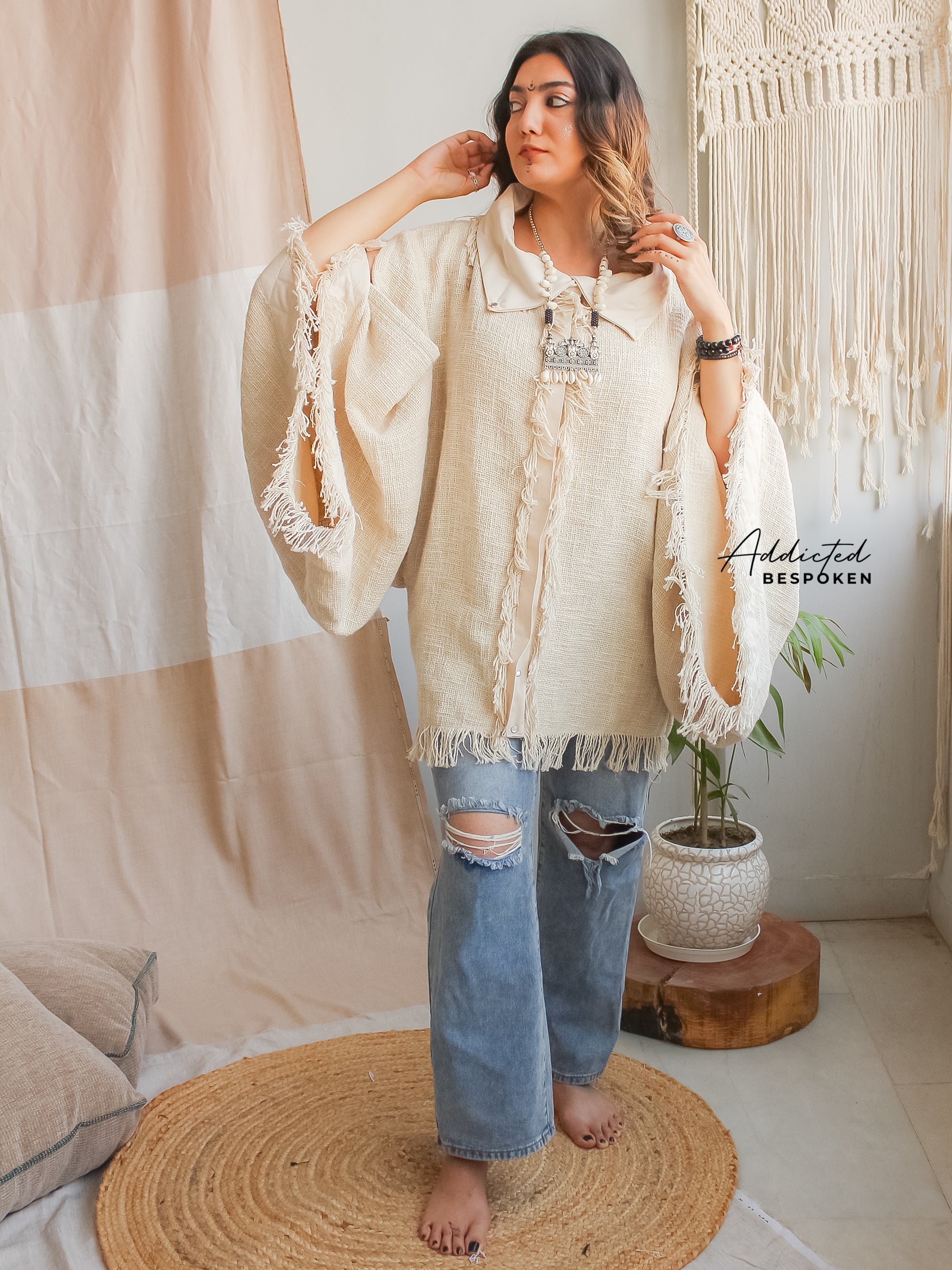 Wide Sleeve Boho Coat Addicted Bespoken