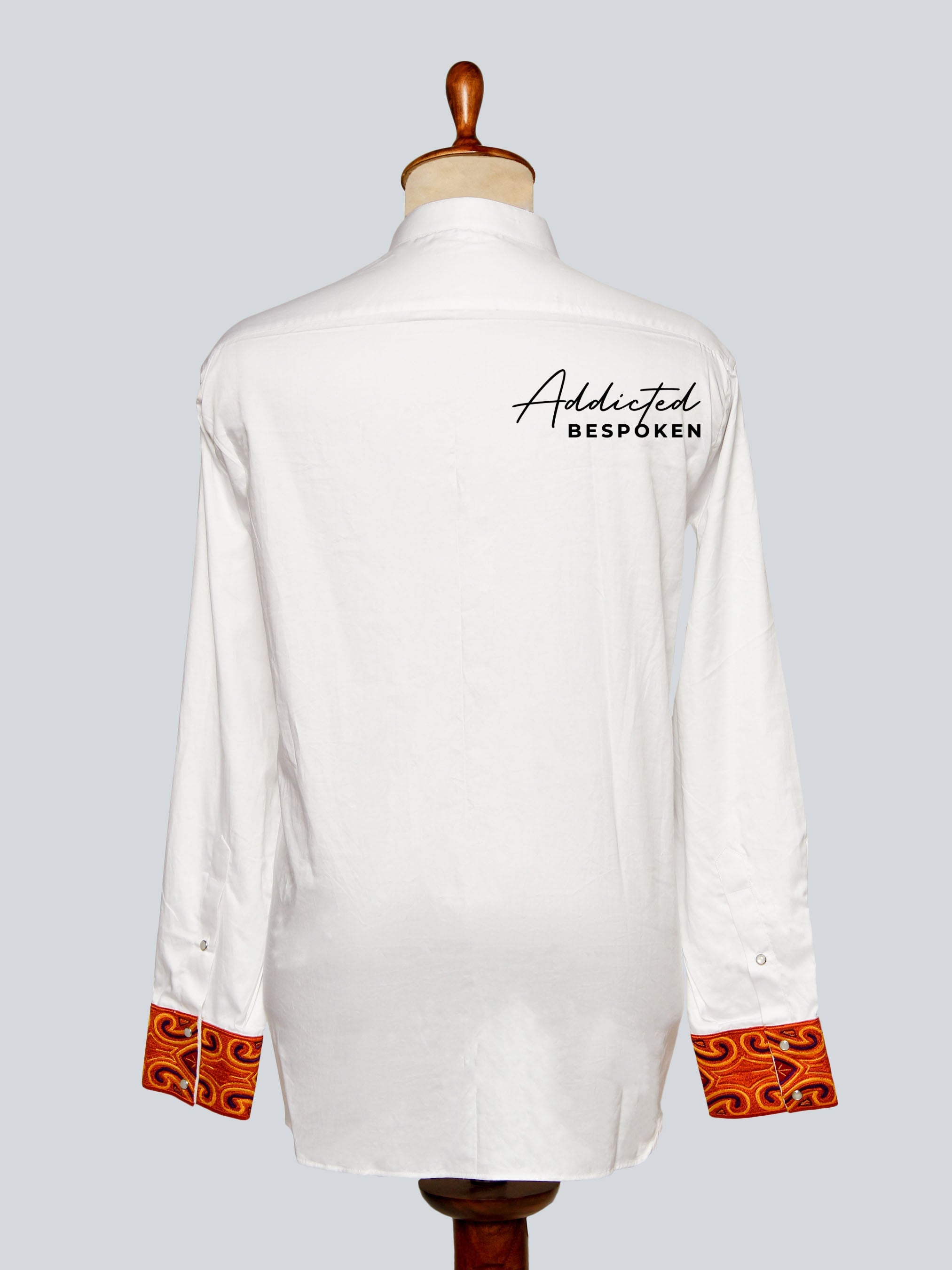 Embroidered Tribal Motif Two-Piece Set Addicted Bespoken