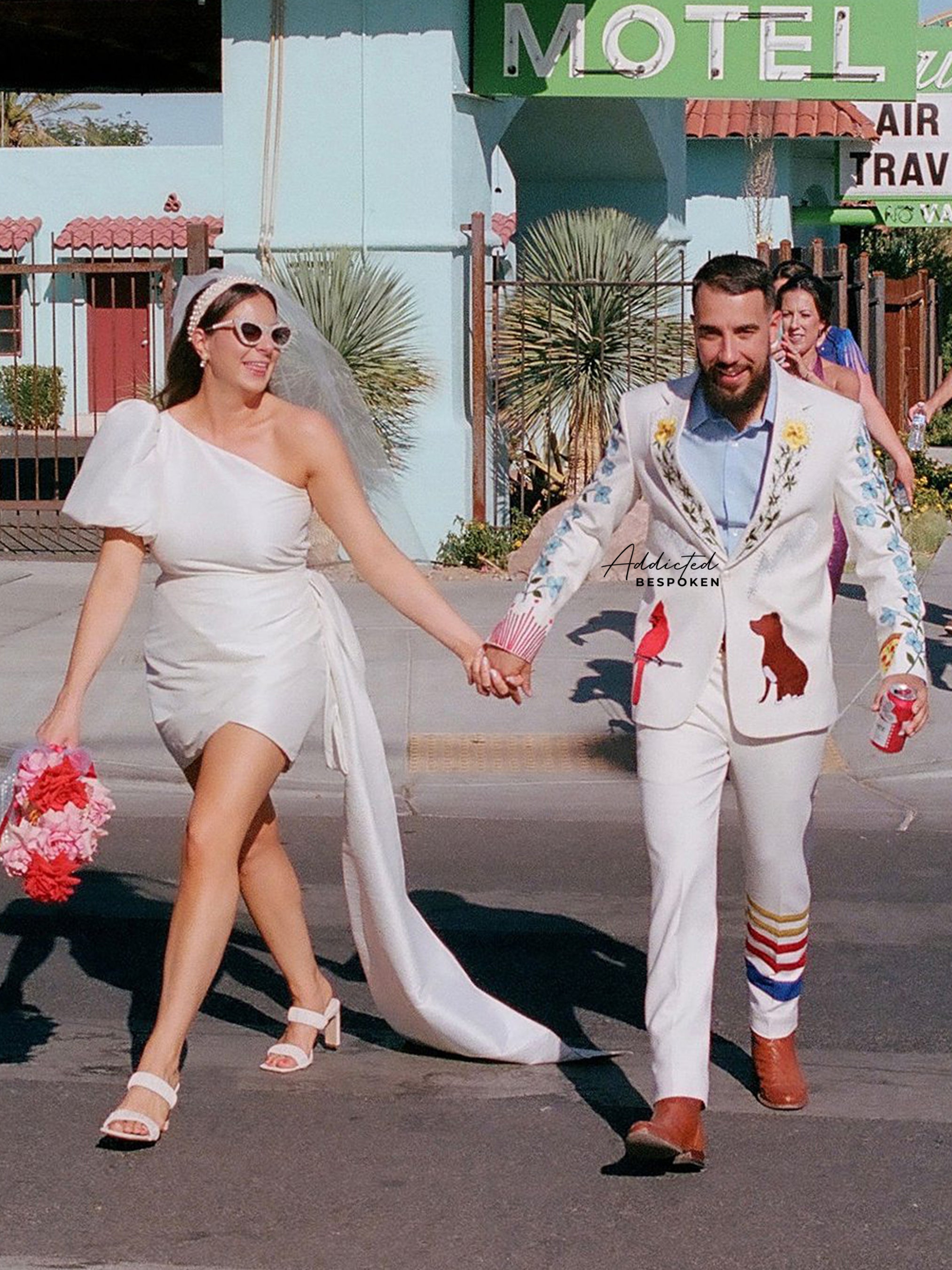 Exclusive Ecofloral Detailed Embroidered Suit