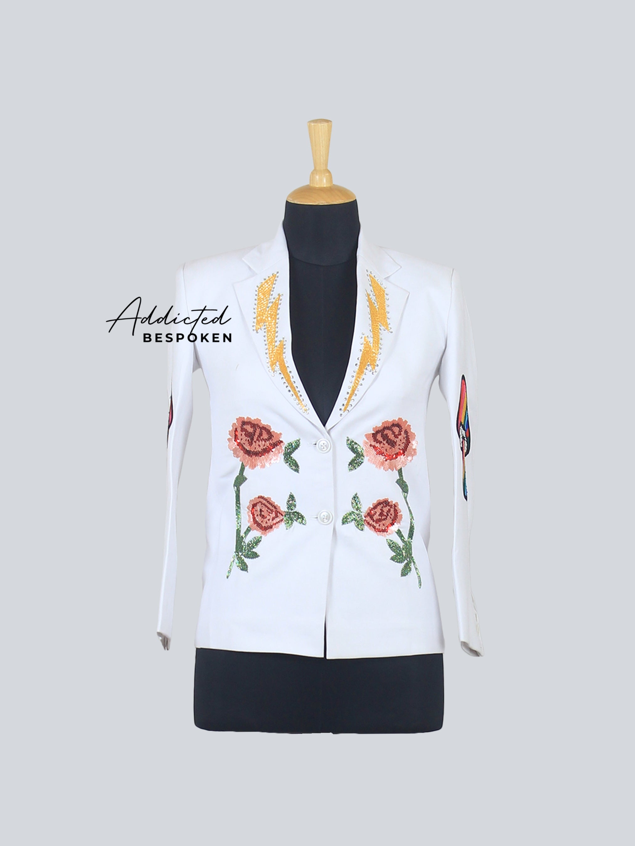 Sunrise Bird Embellished Suit Addicted Bespoken
