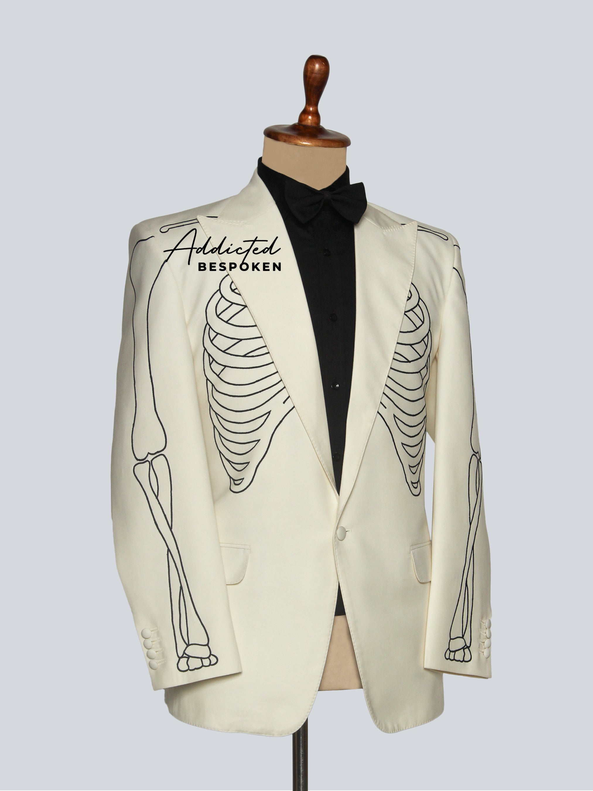 Ivory Anatomy Tailored Suit Addicted Bespoken