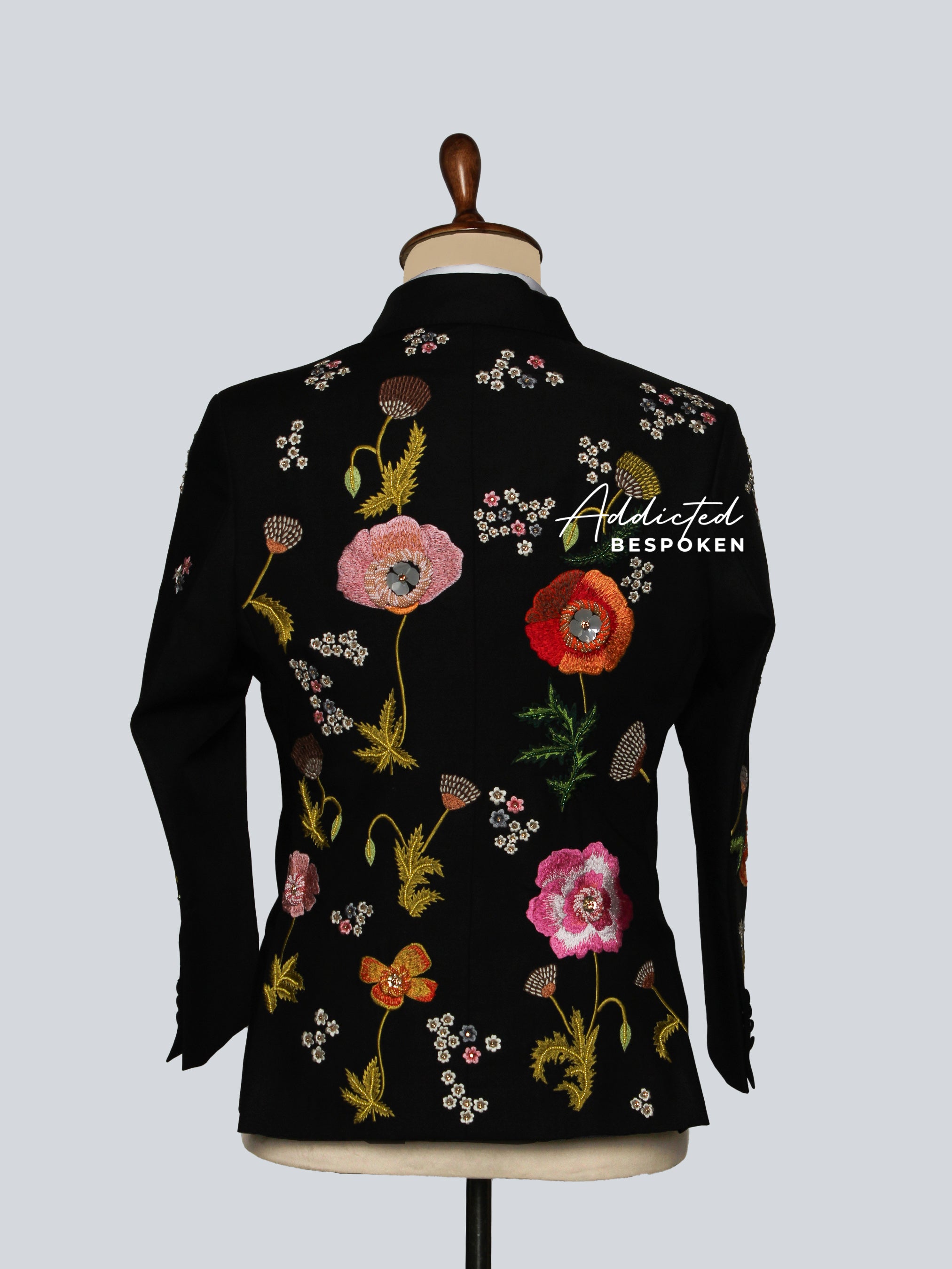 Floral Garden Embroidered Suit Addicted Bespoken