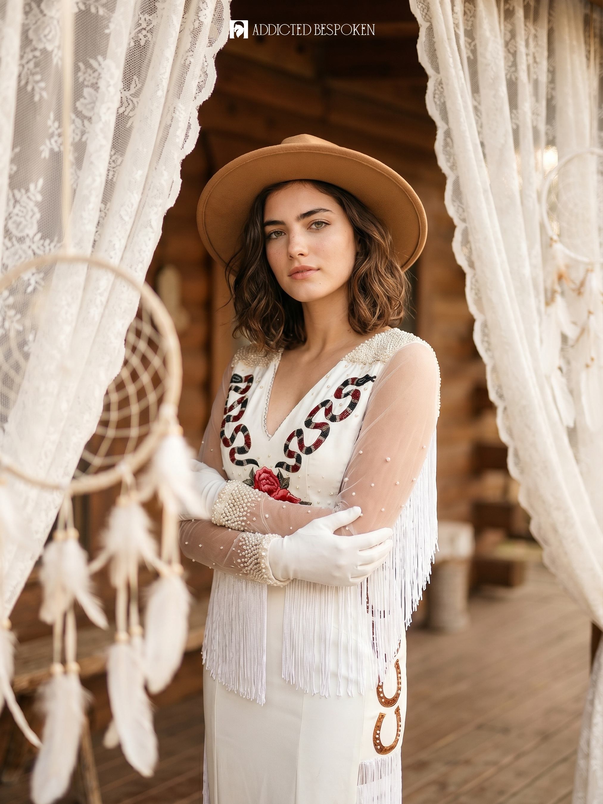 Cowgirl Bridal Dress Addicted Bespoken