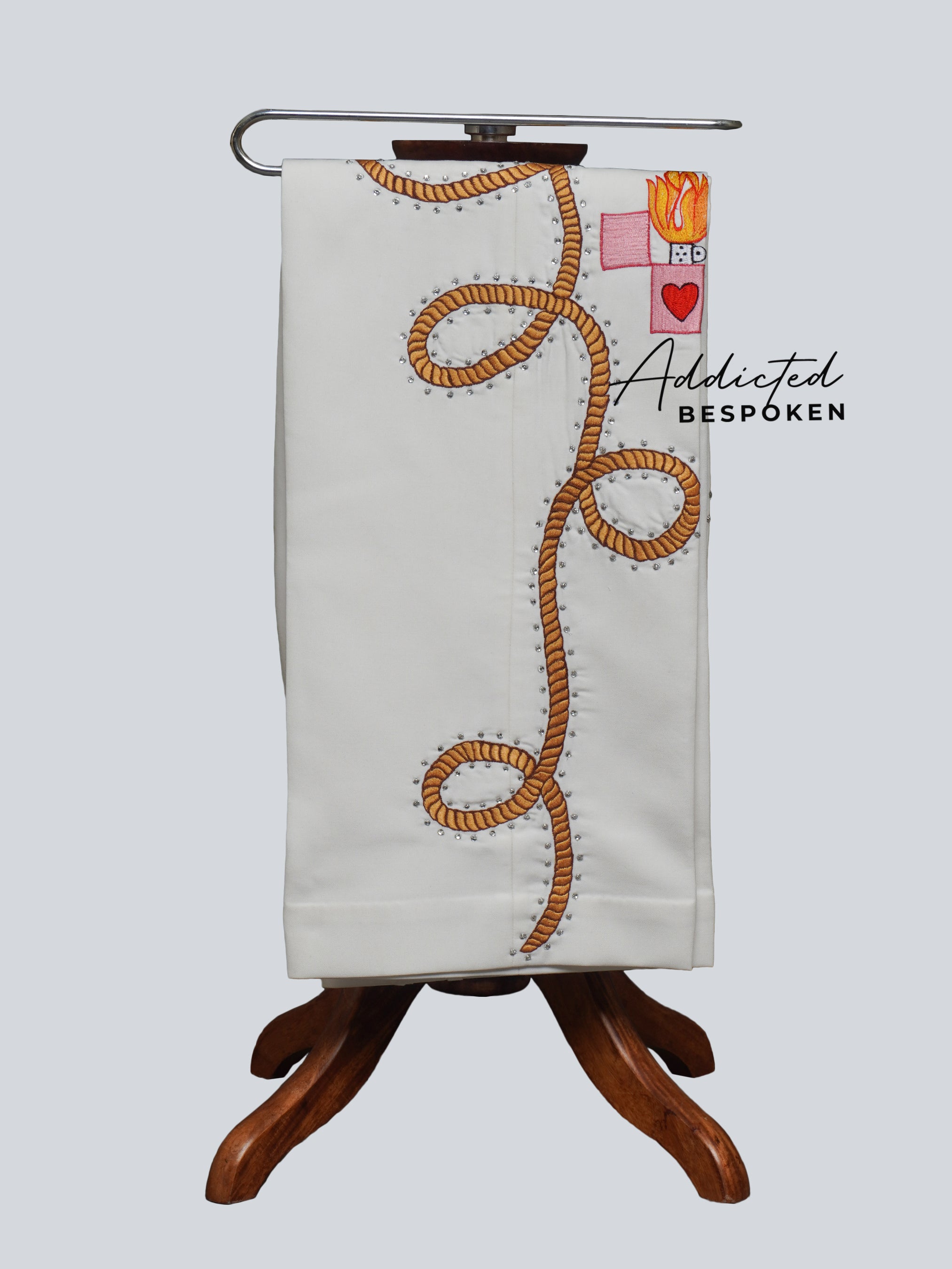 Rock Cowgirl Embroidered Suit