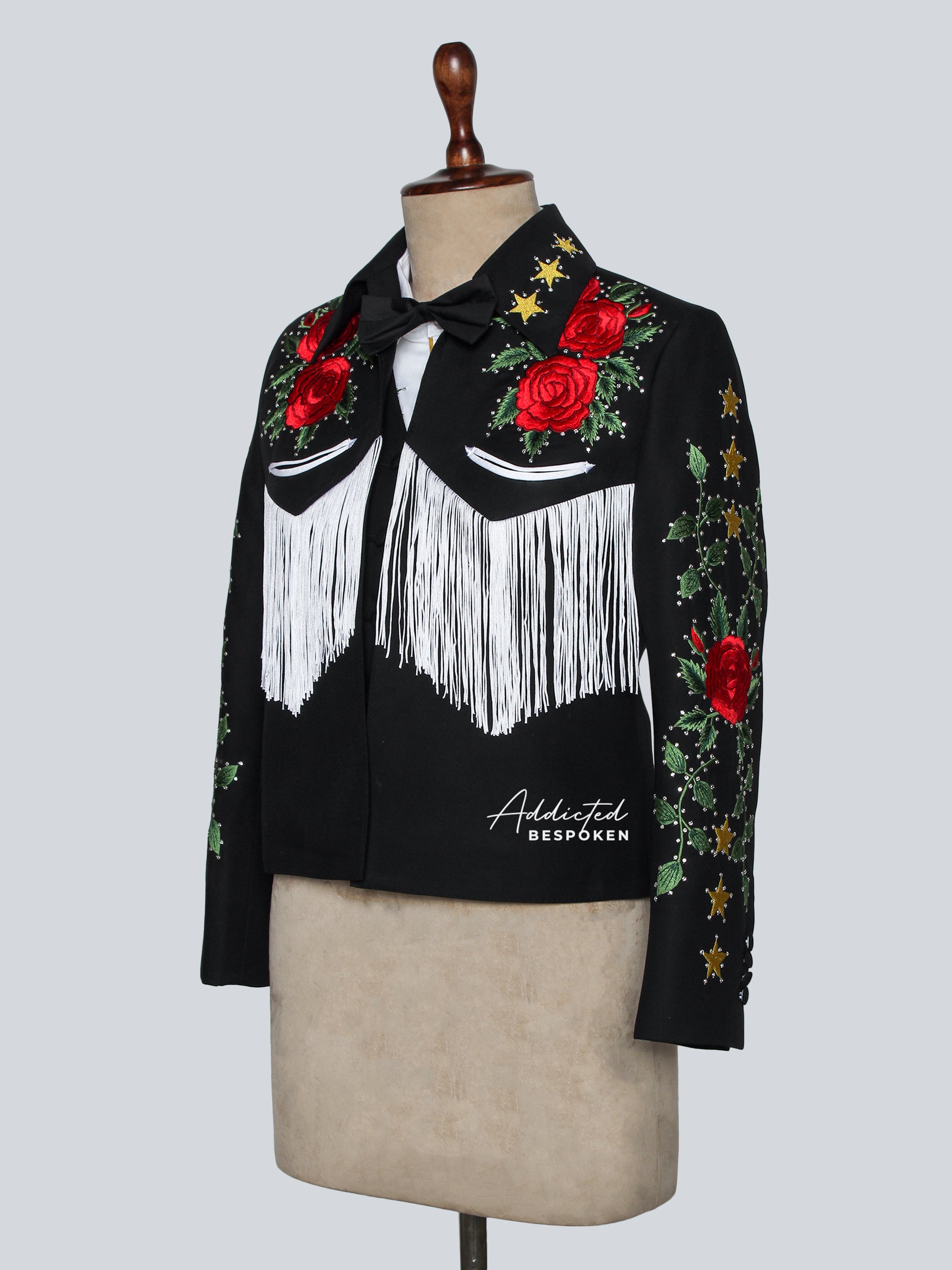 Star-Spangled Western Charm Fringe Embroidered Suit