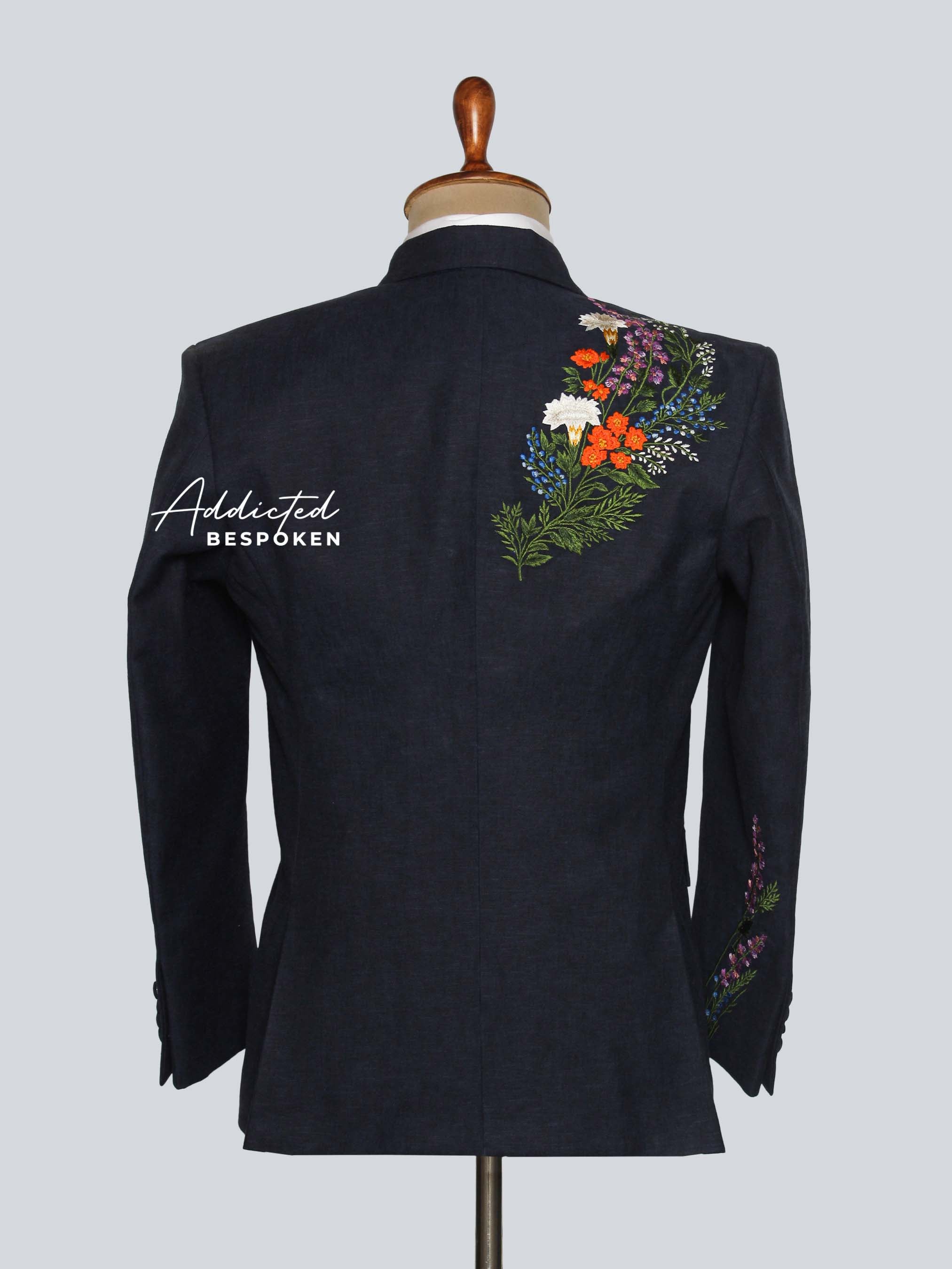 Wildflower Embroidered Suit Addicted Bespoken