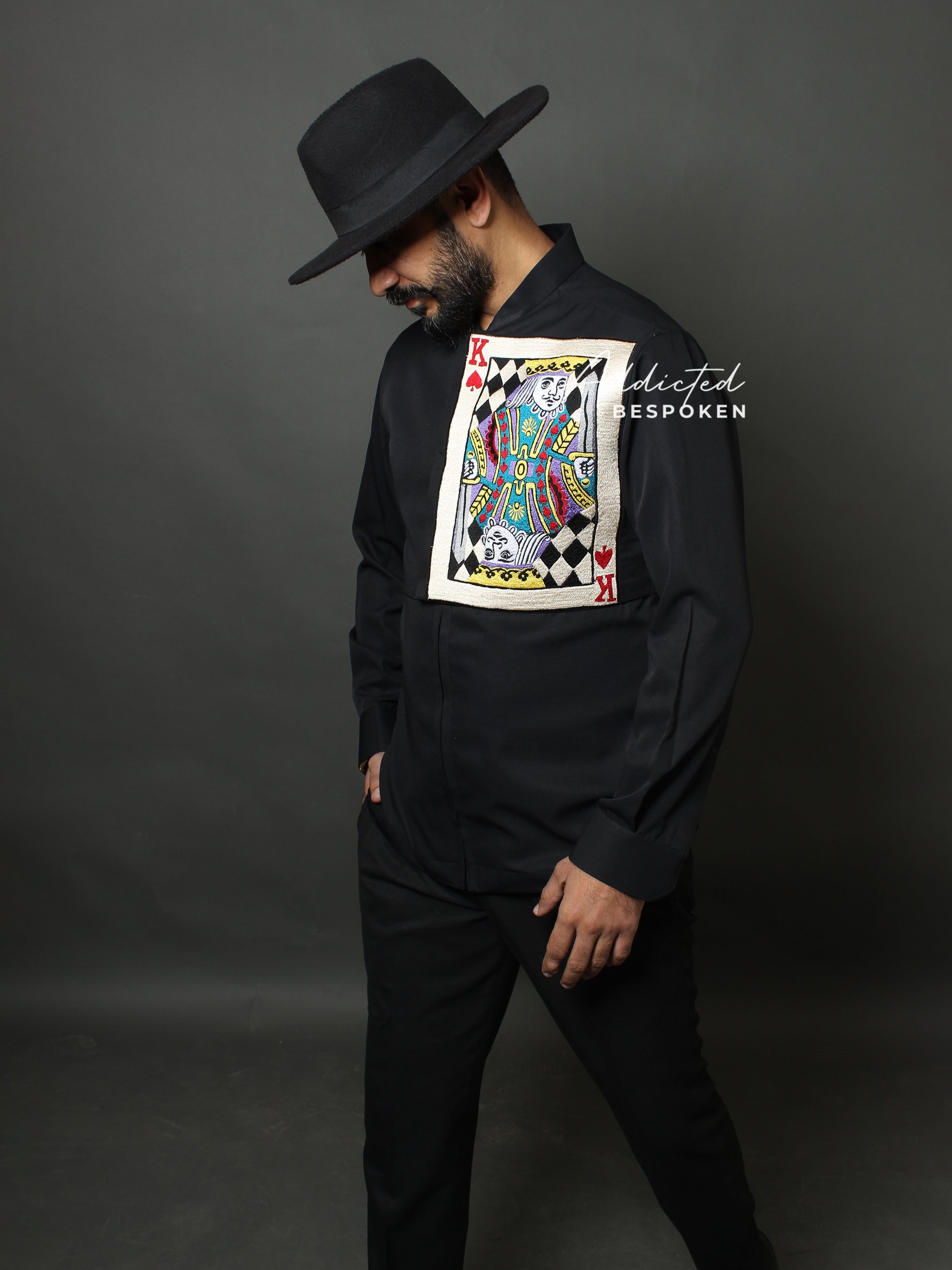 Regal King Card Cowboy Shirt Addicted Bespoken
