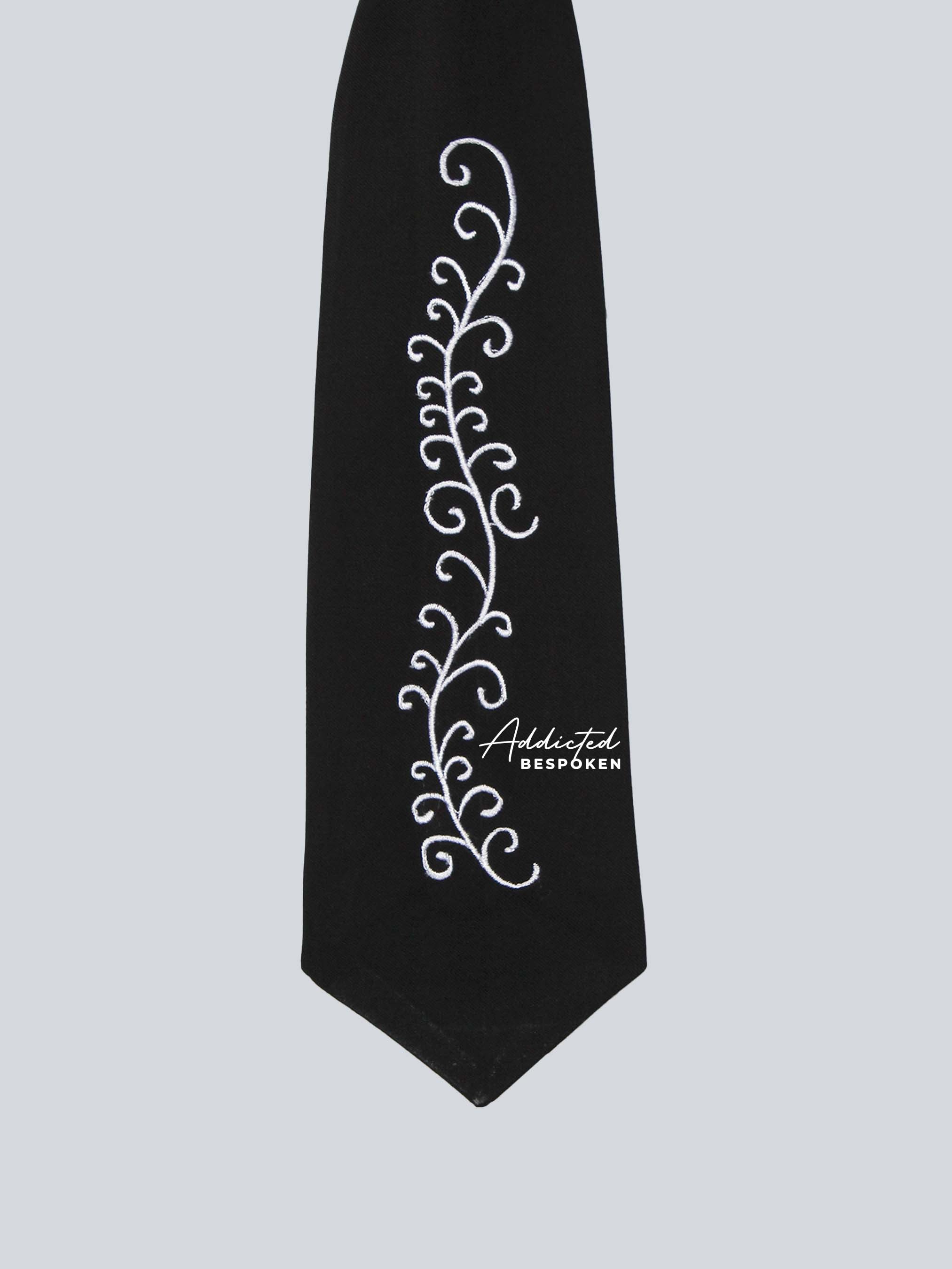 Black Floral Embroidered Outfit Addicted Bespoken