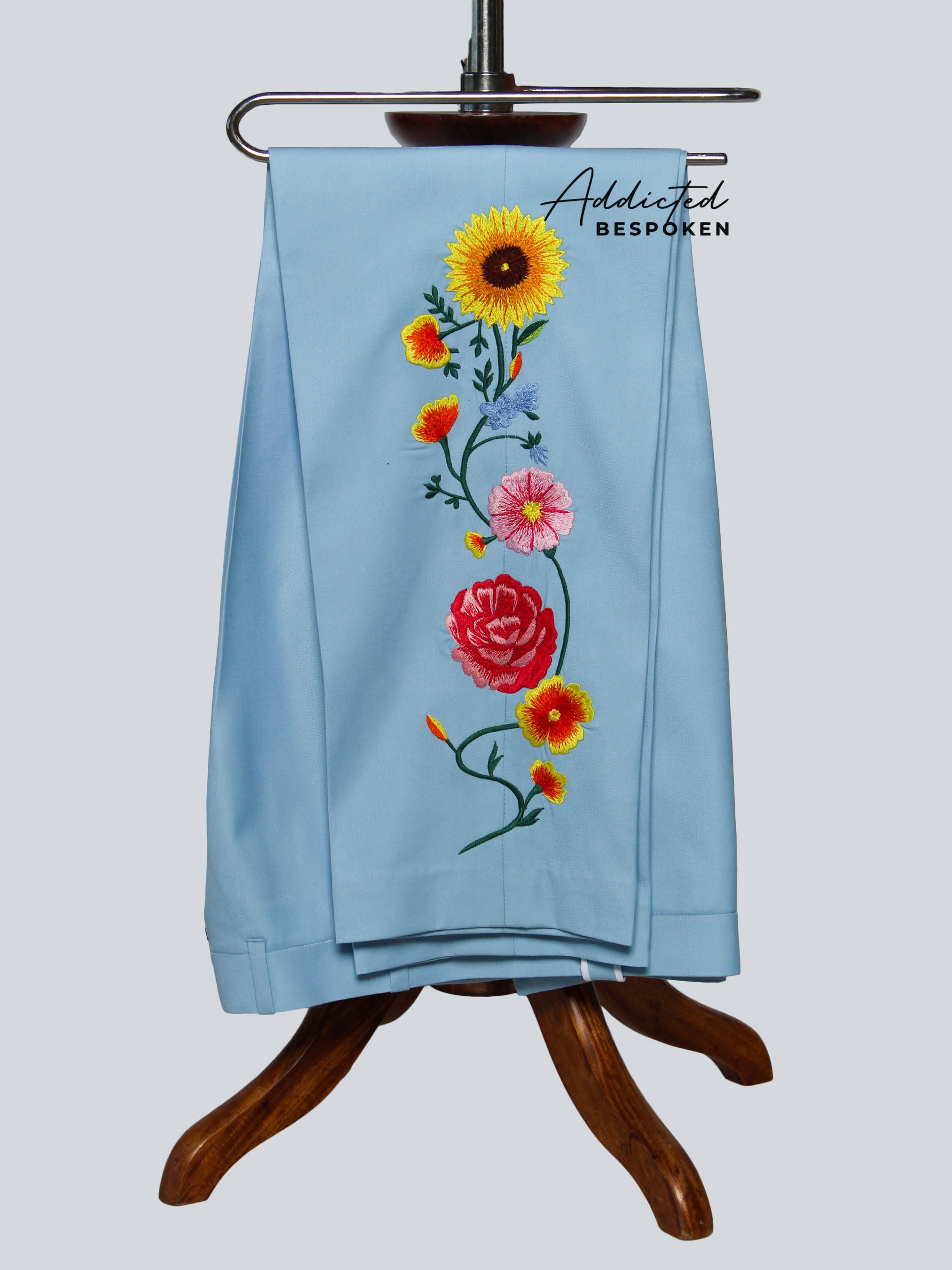 Wildflower Charm Embroidered Suit