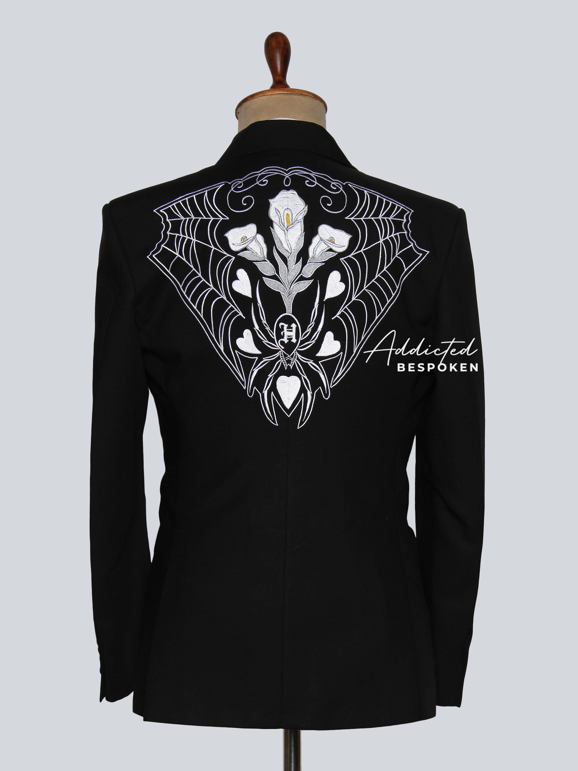 Embroidered Floral Detailing Charro Suit